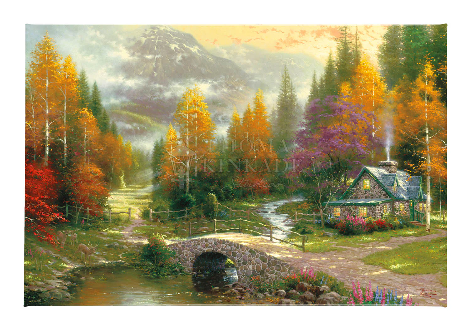 The Valley of Peace - 24" x 36" Gallery Wrapped Canvas