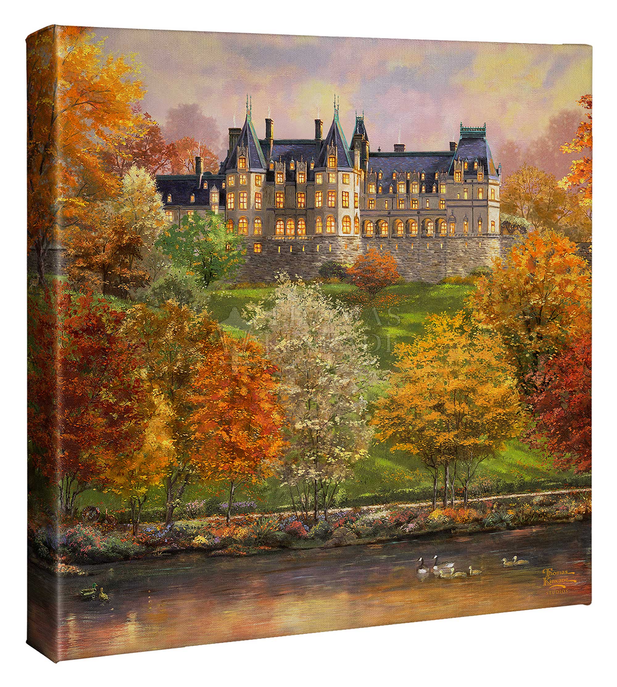 Biltmore® in the Fall - 14" x 14" Gallery Wrapped Canvas - Image 2