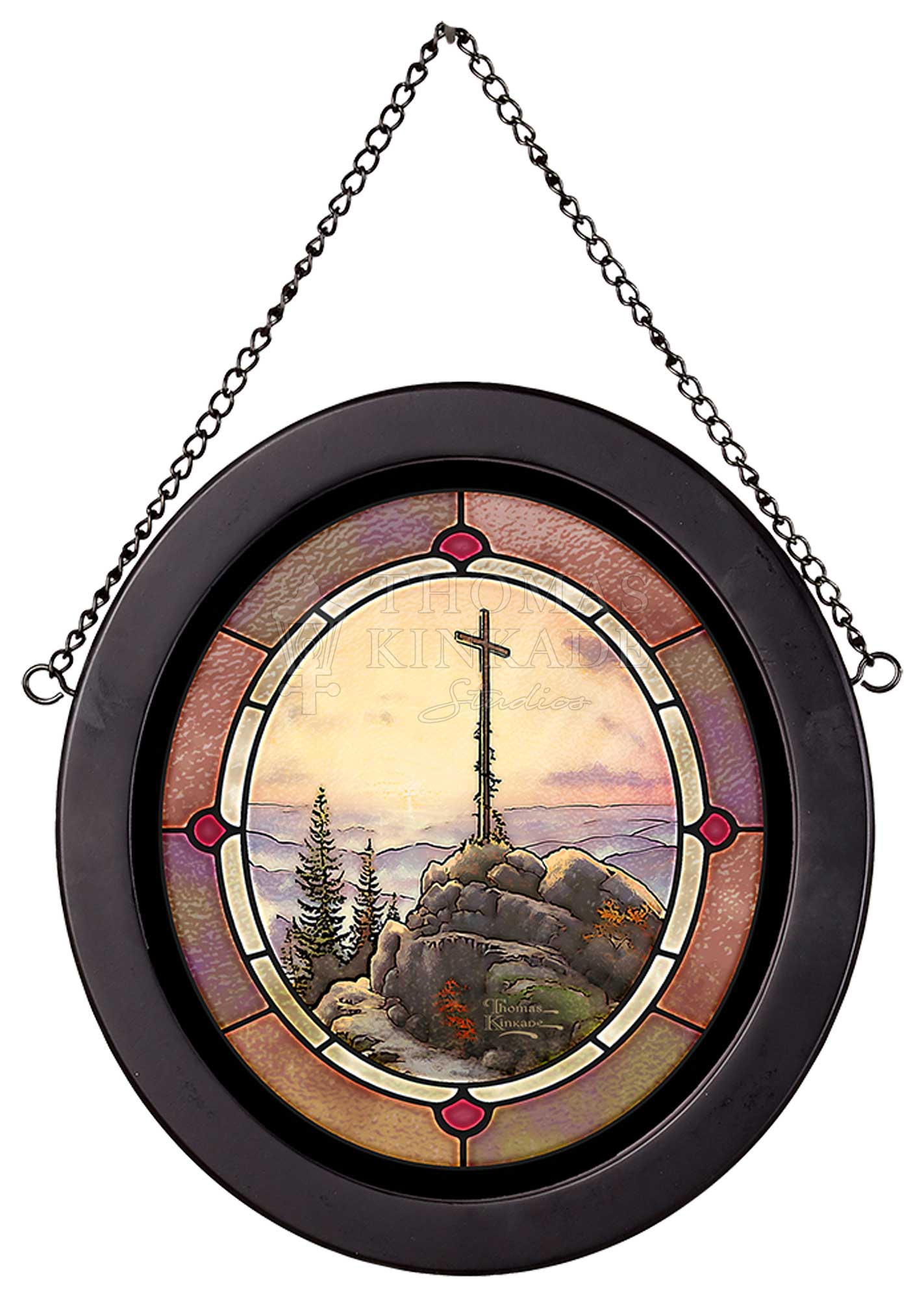 Sunrise - 9" x 8" Framed Glass Art