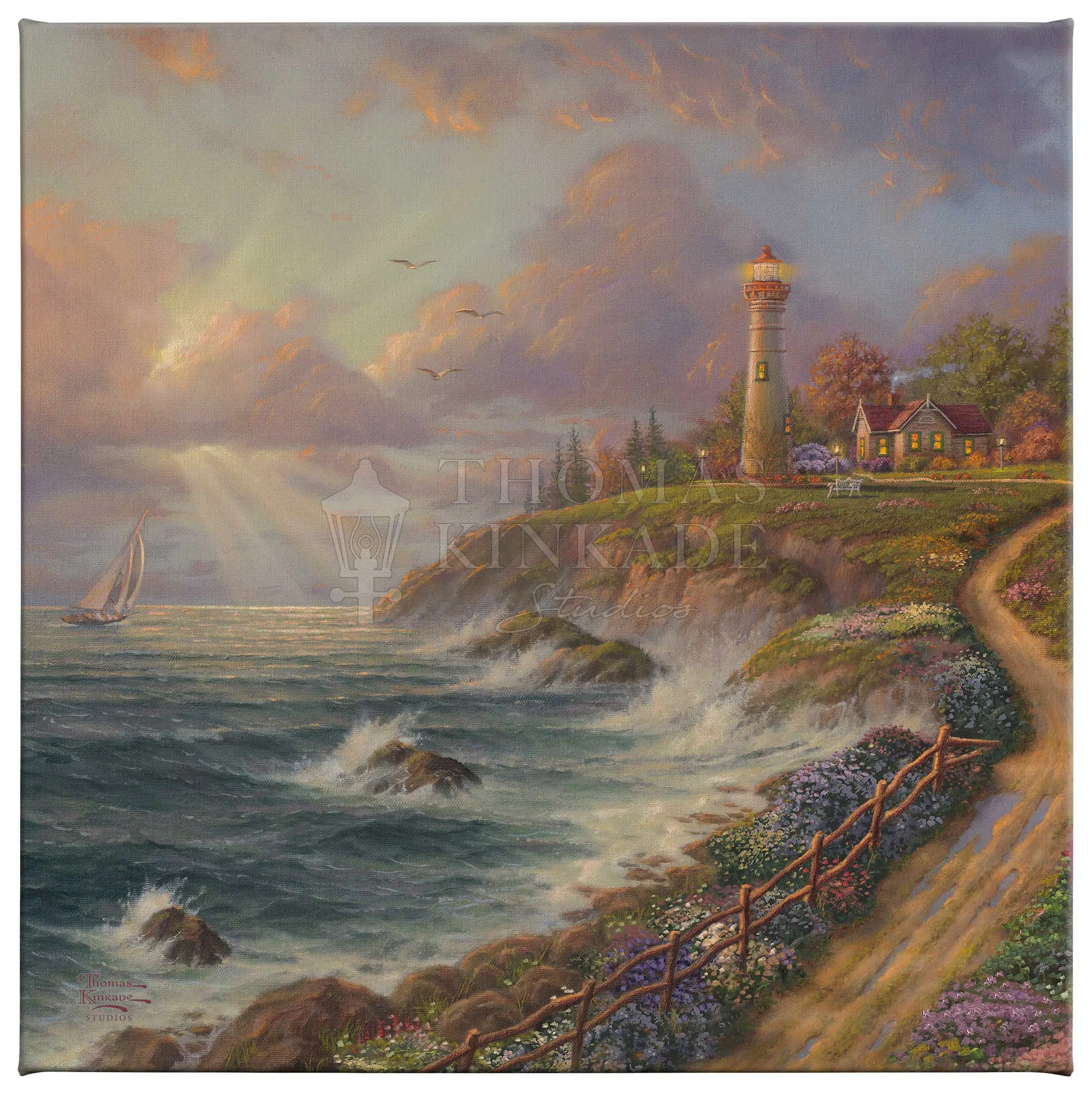 Returning Home - 14" x 14" Gallery Wrapped Canvas