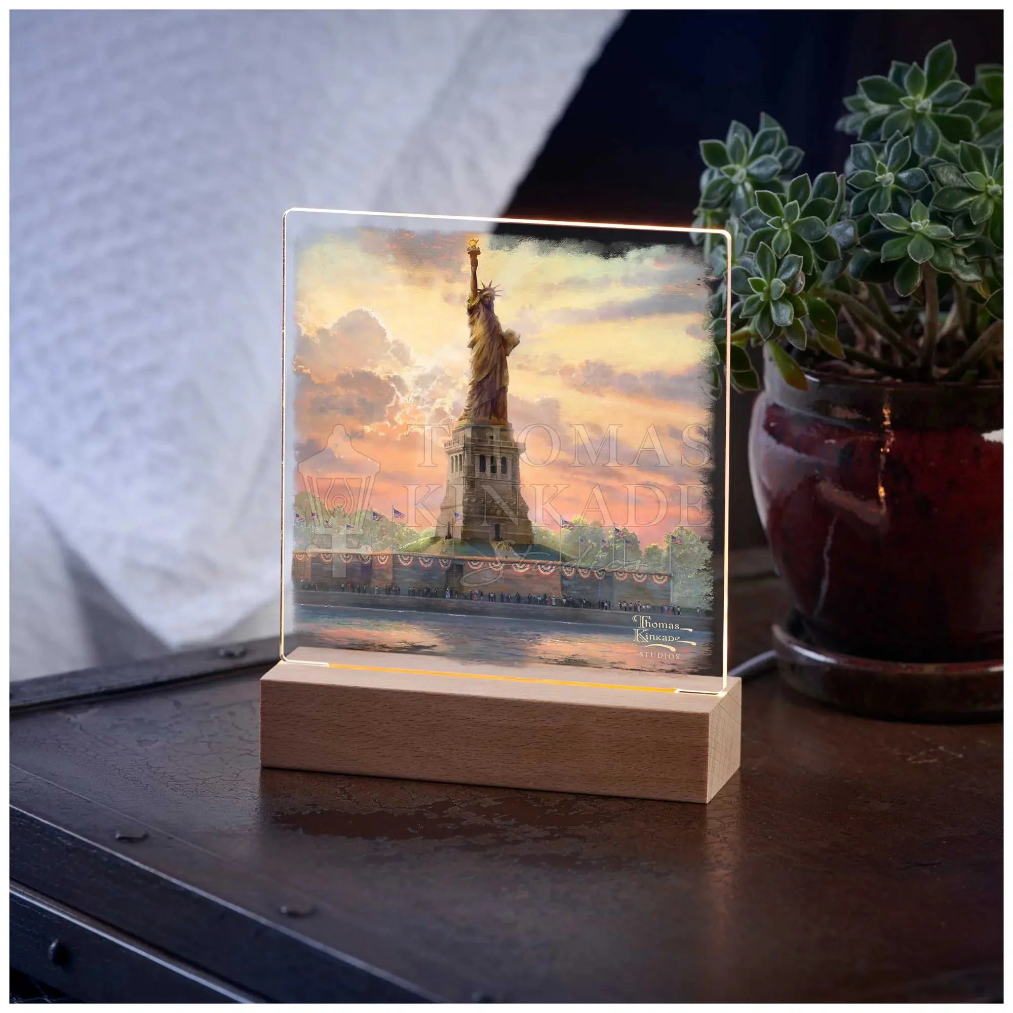 Dedicated to Liberty - Acrylic Night Light