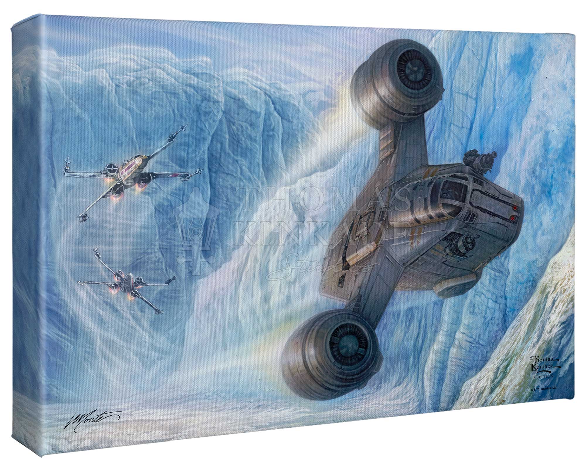 The Mandalorian™ - Cold Pursuit - 10" x 14" Gallery Wrapped Canvas - Image 2