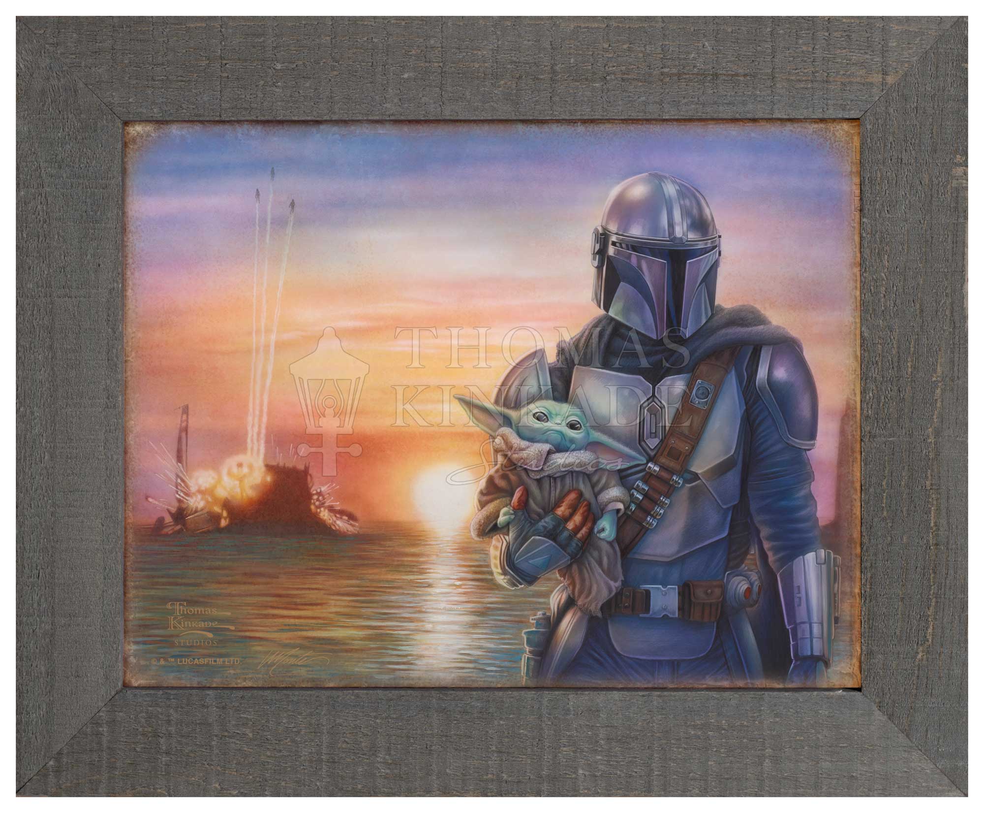 The Mandalorian™ - A New Direction - 12.5" x 16" Framed Metal Print