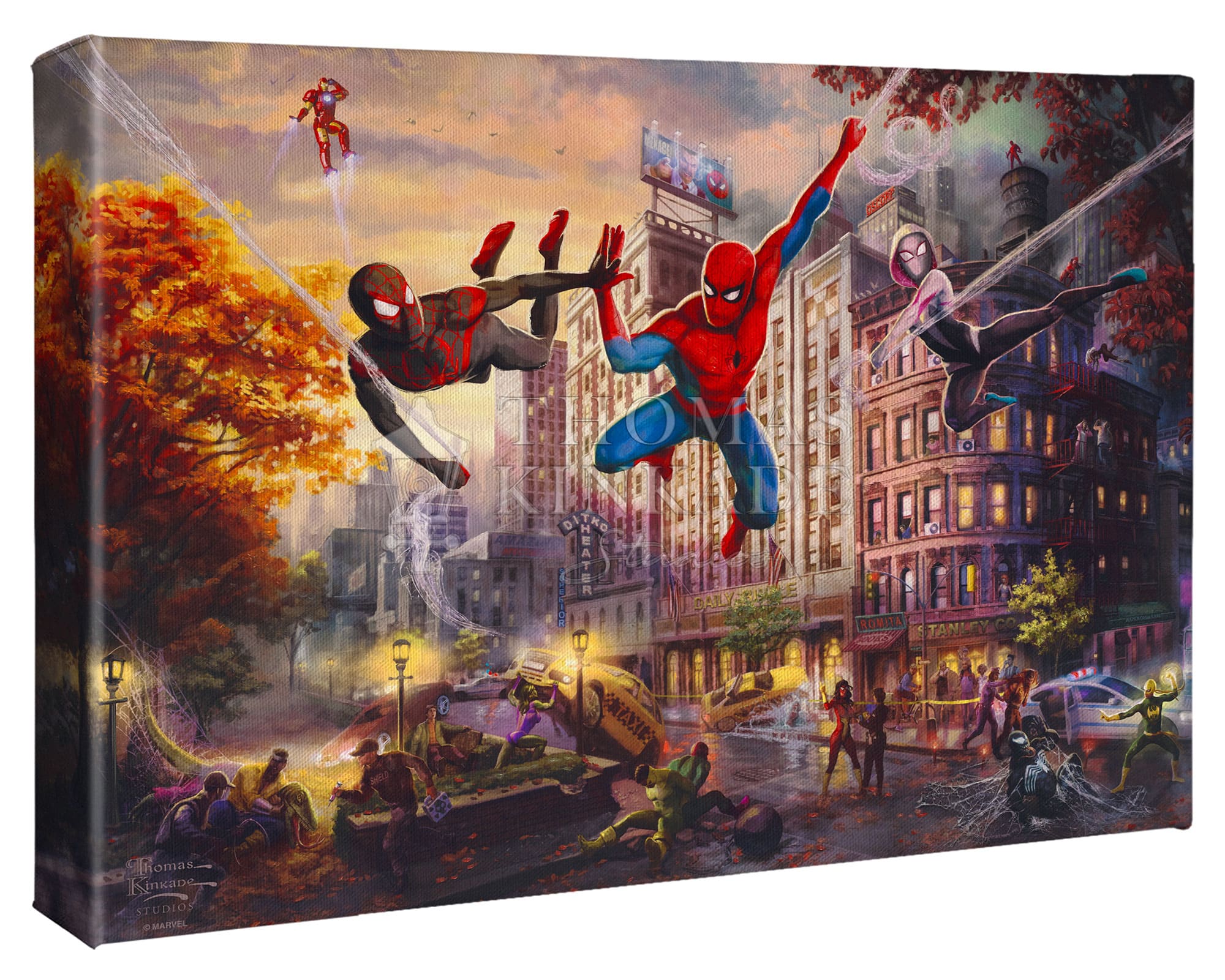 Spider-Man and Friends: The Ultimate Alliance - 10" x 14" Gallery Wrapped Canvas - Image 2