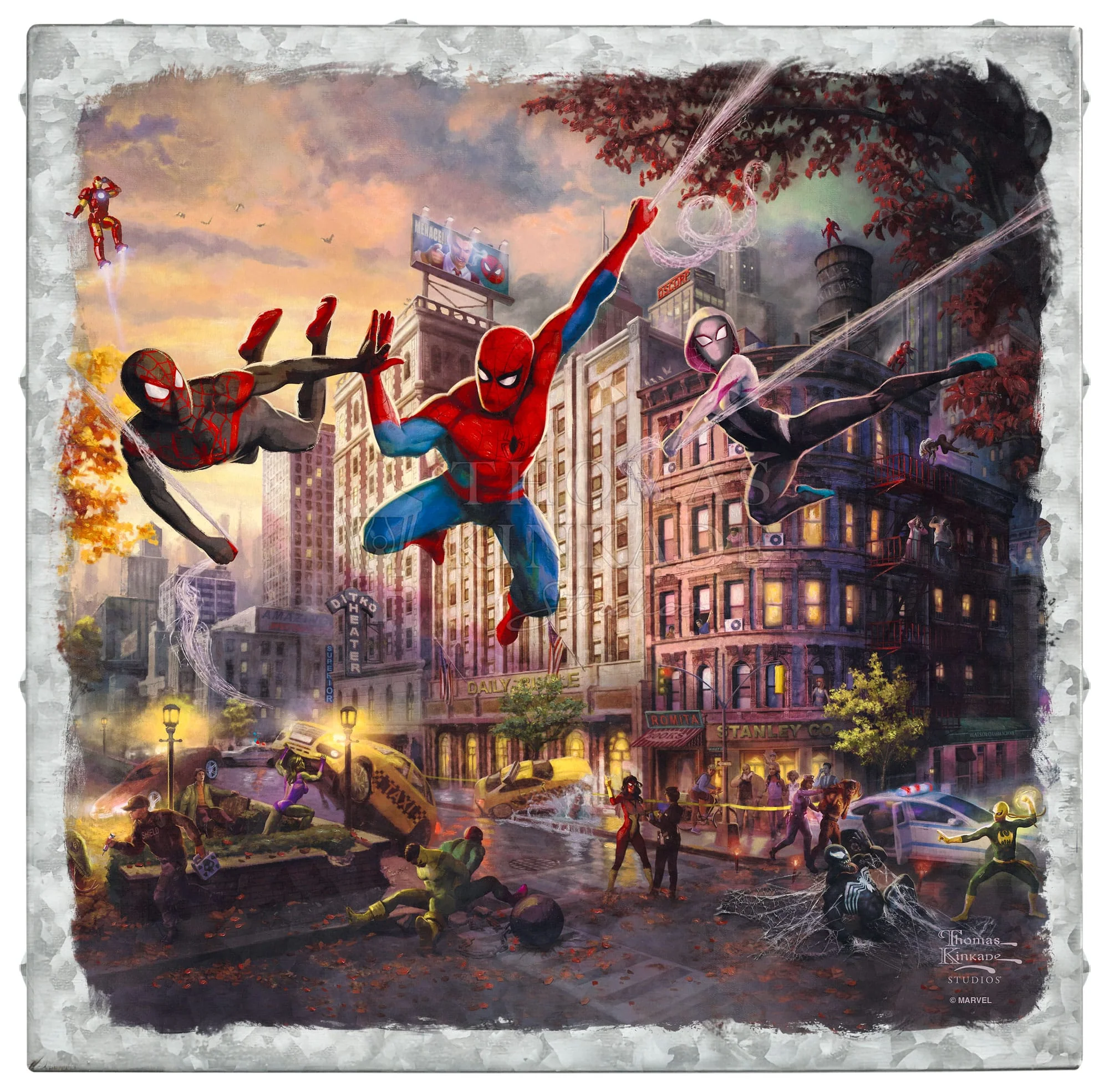Spider-Man and Friends: The Ultimate Alliance - 14" x 14" Metal Box Art