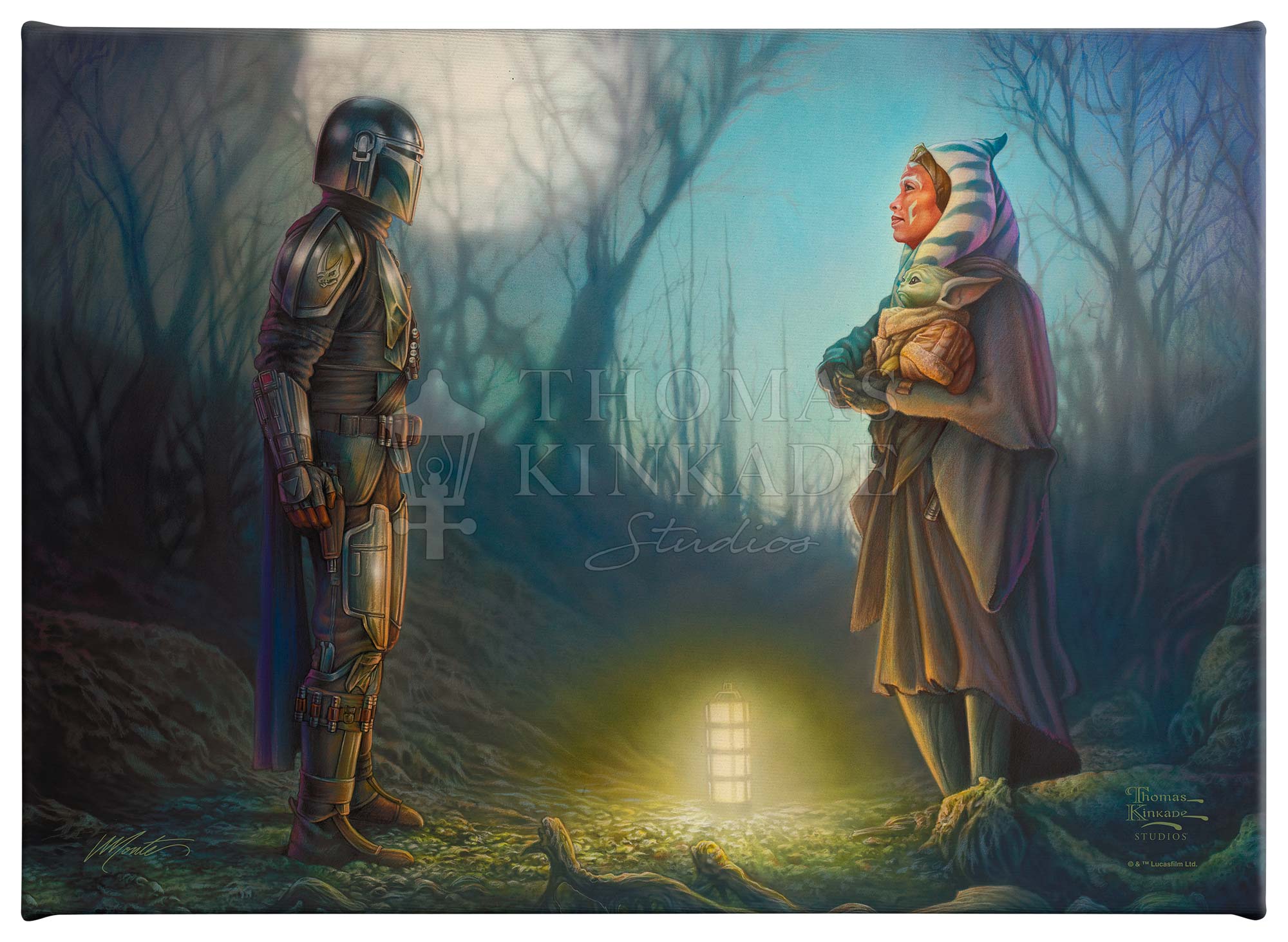 The Mandalorian™ - Connection - 10" x 14" Gallery Wrapped Canvas