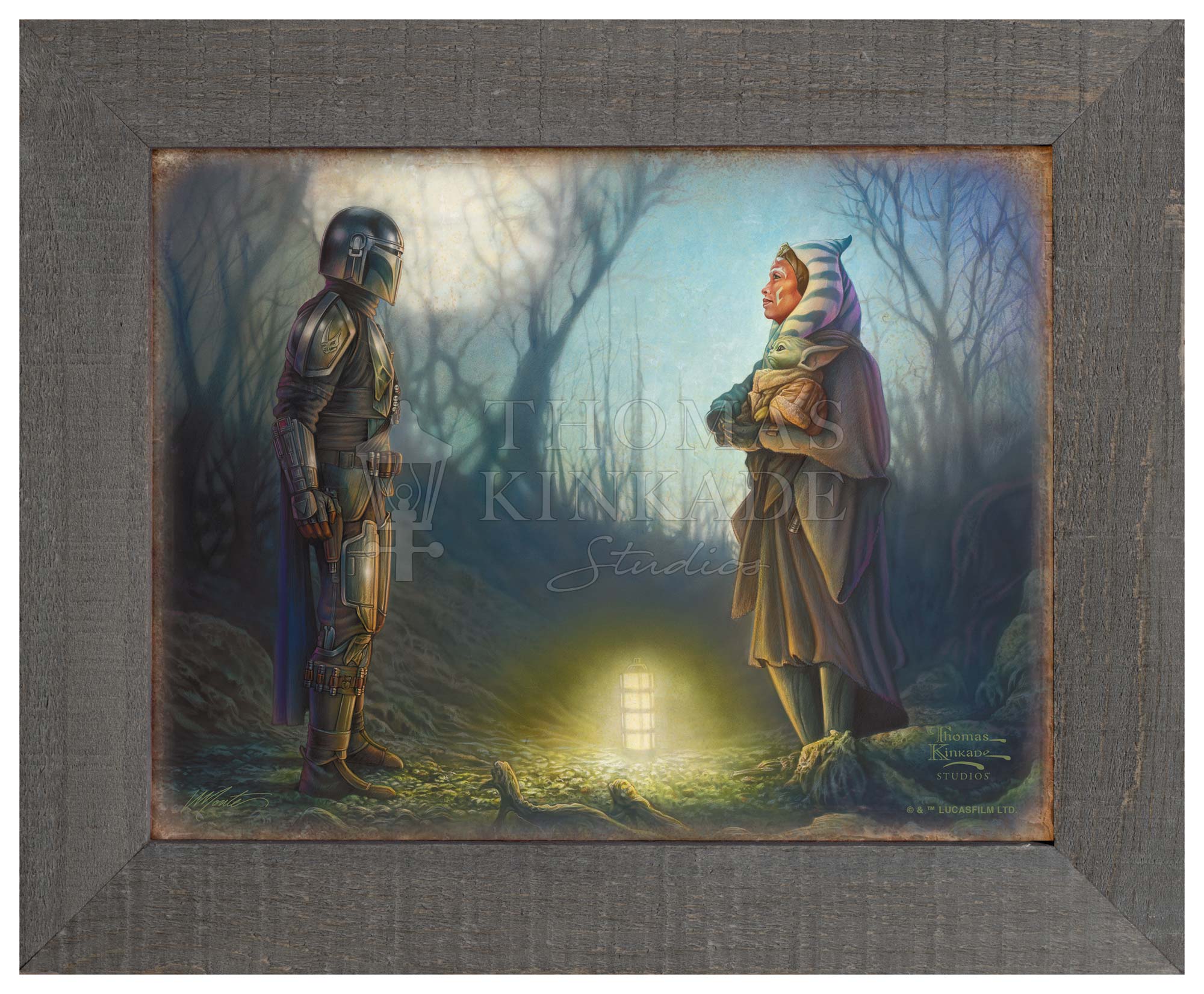 The Mandalorian™ - Connection - 12.5" x 16" Framed Metal Print