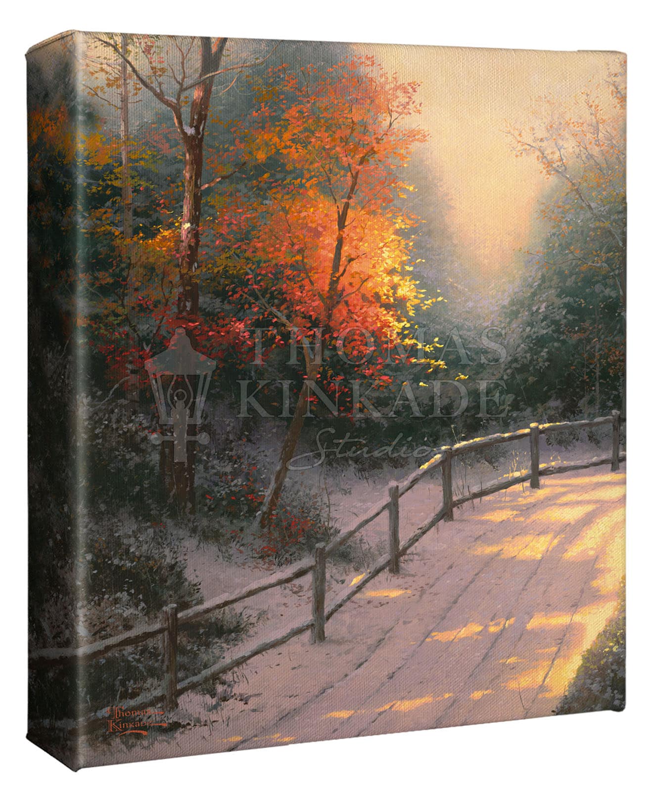 First Snow - 8" x 10" Gallery Wrapped Canvas - Image 2