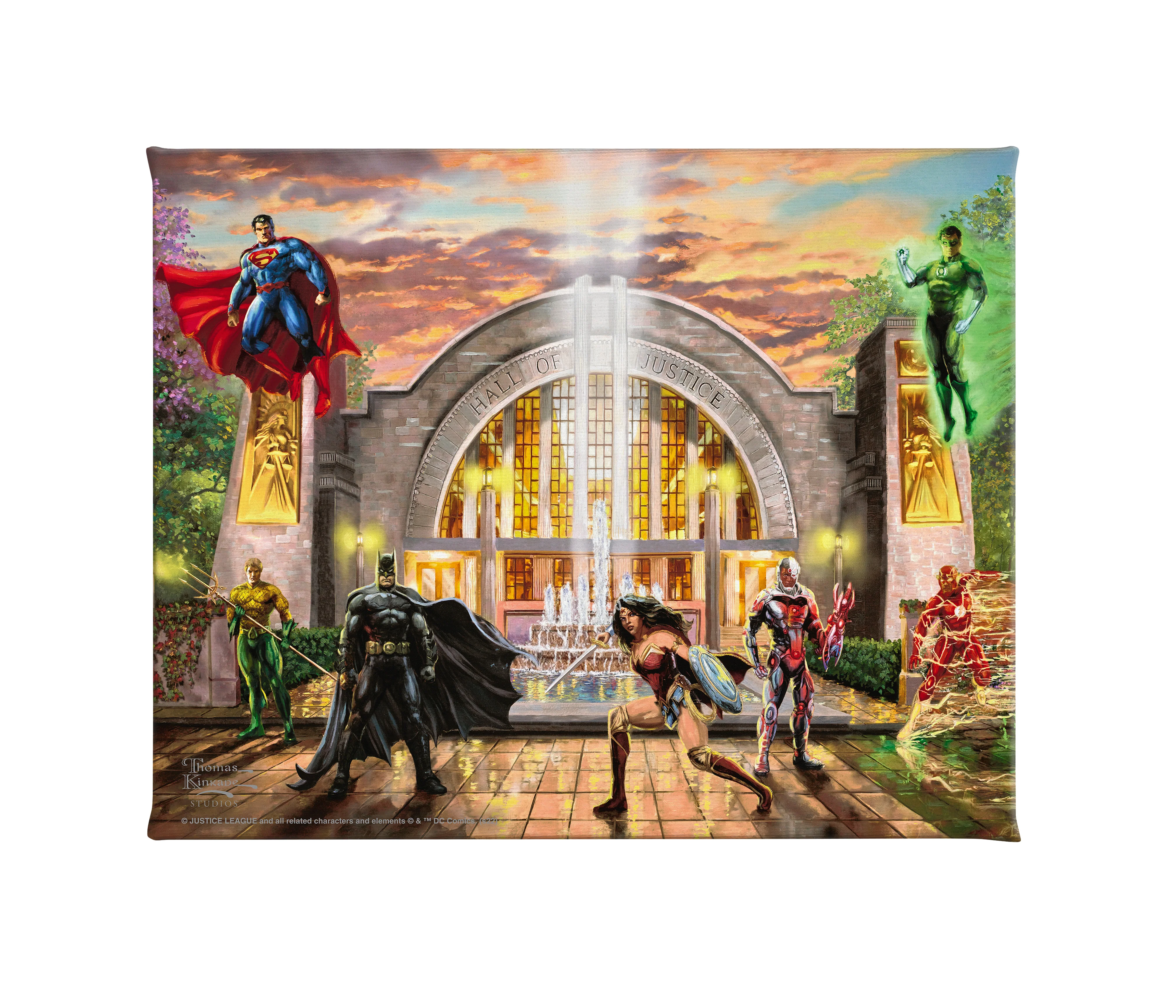 Hall of Justice - 8" x 10" Gallery Wrapped Canvas