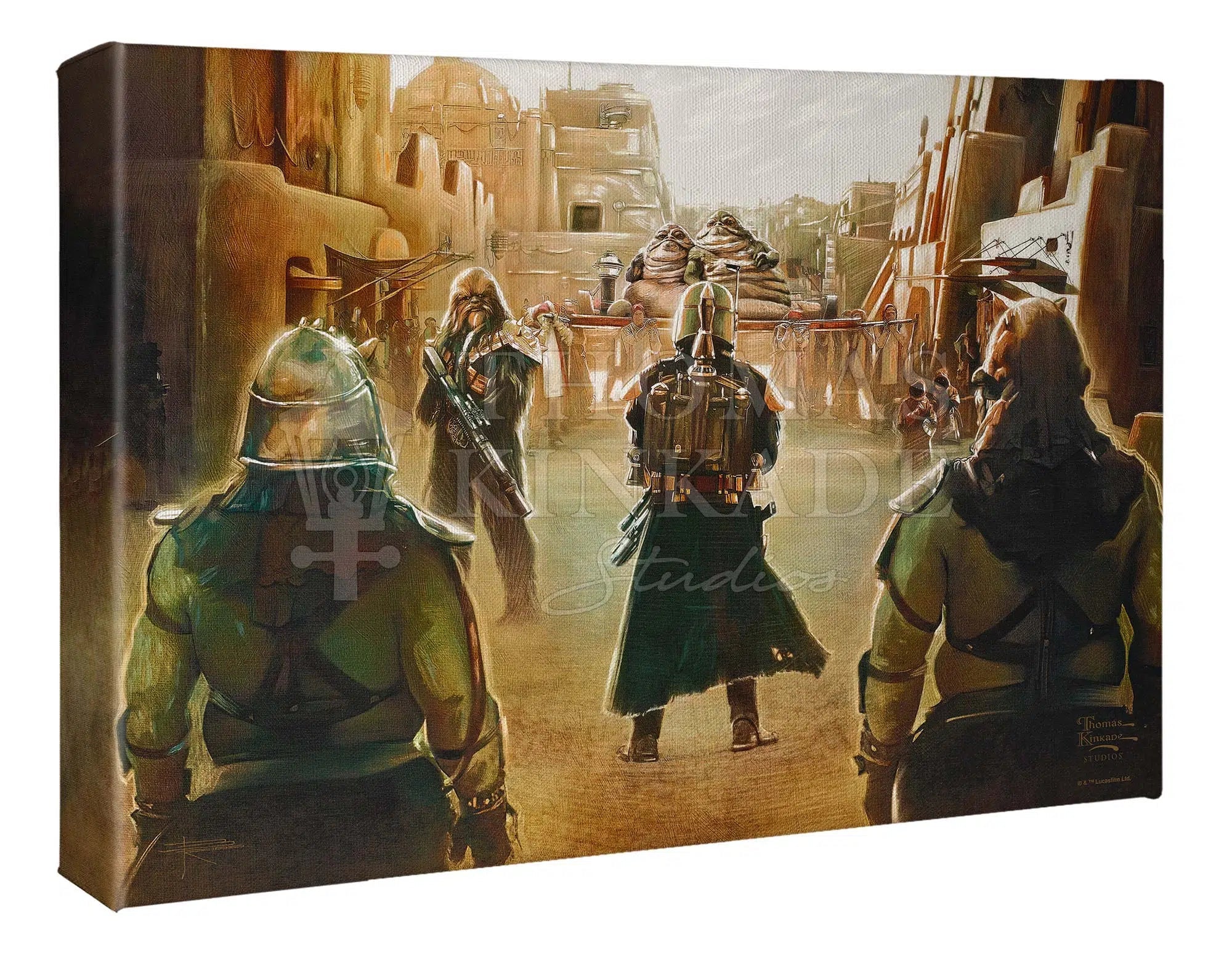 The Book of Boba Fett™ - A New Challenge - 10" x 14" Gallery Wrapped Canvas - Image 2