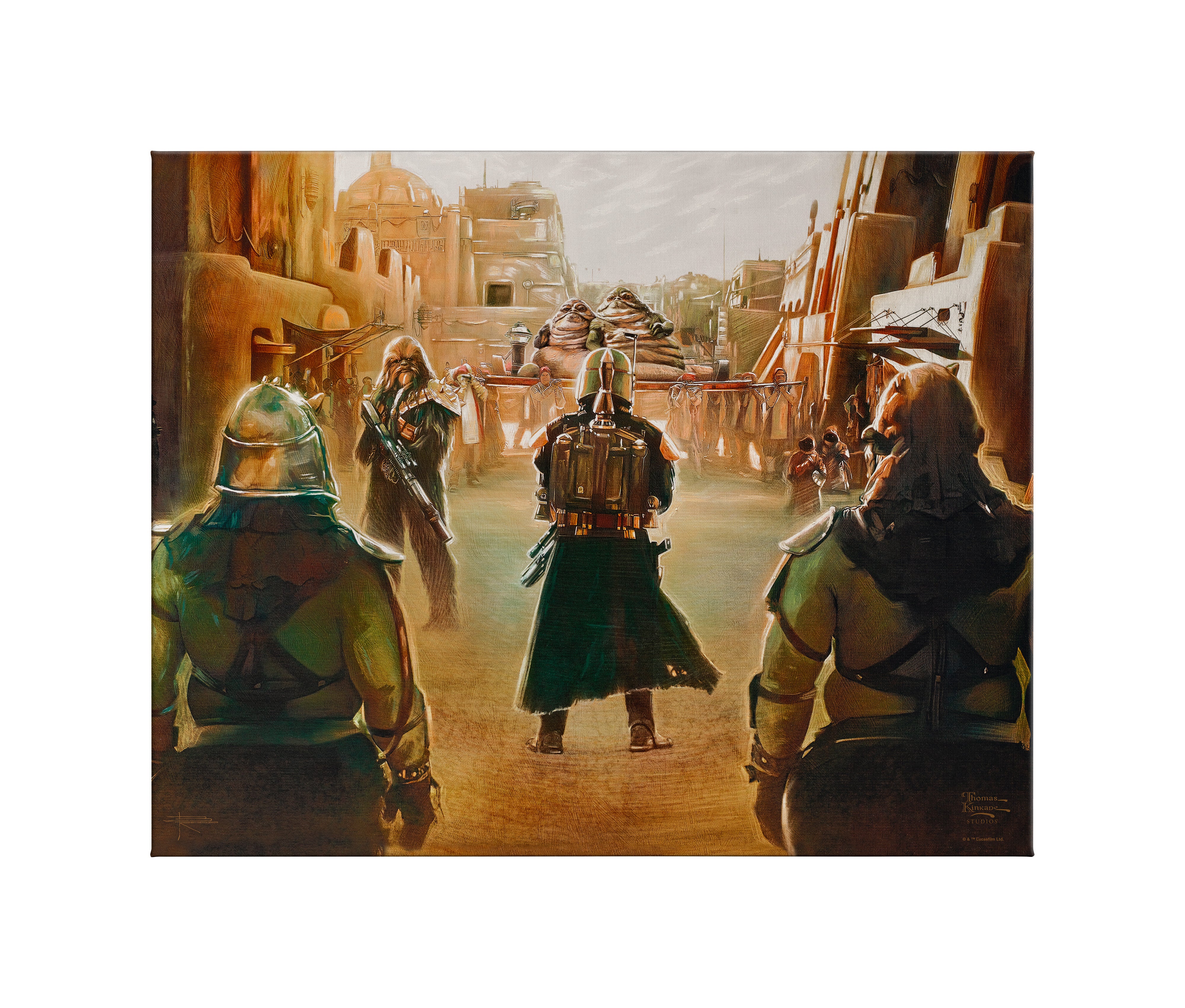 The Book of Boba Fett™ - A New Challenge - 24" x 30" Gallery Wrapped Canvas