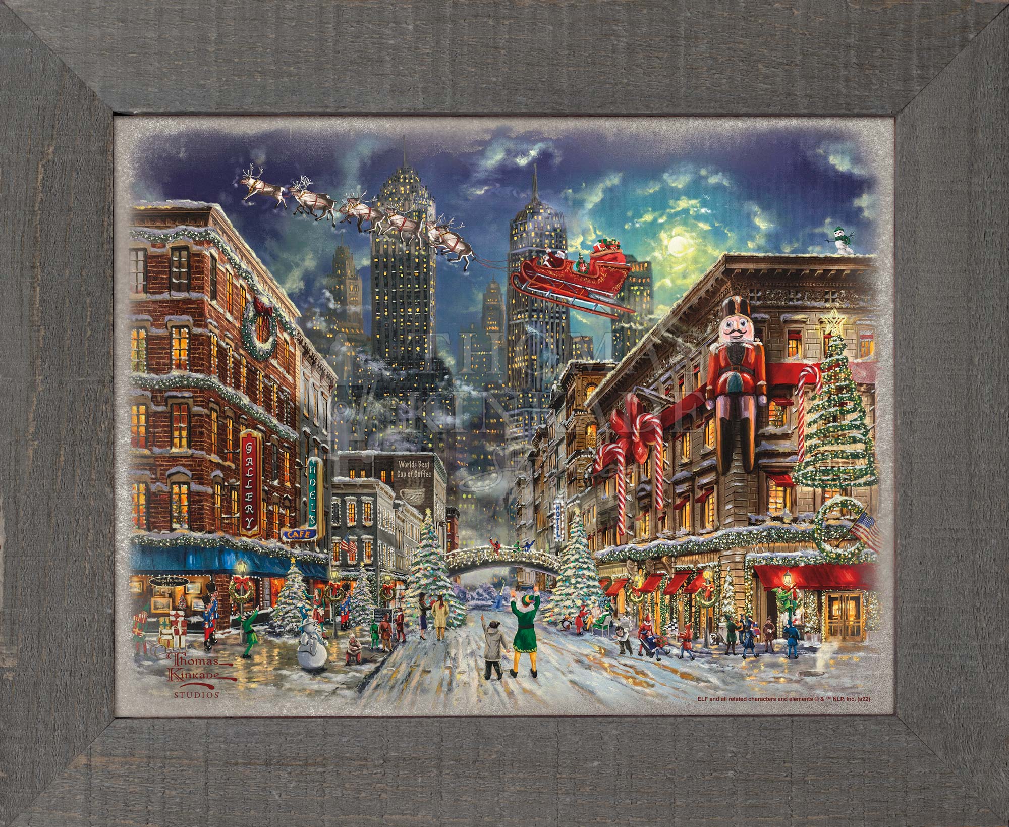 Elf™ - 12.5" x 16" Framed Metal Print