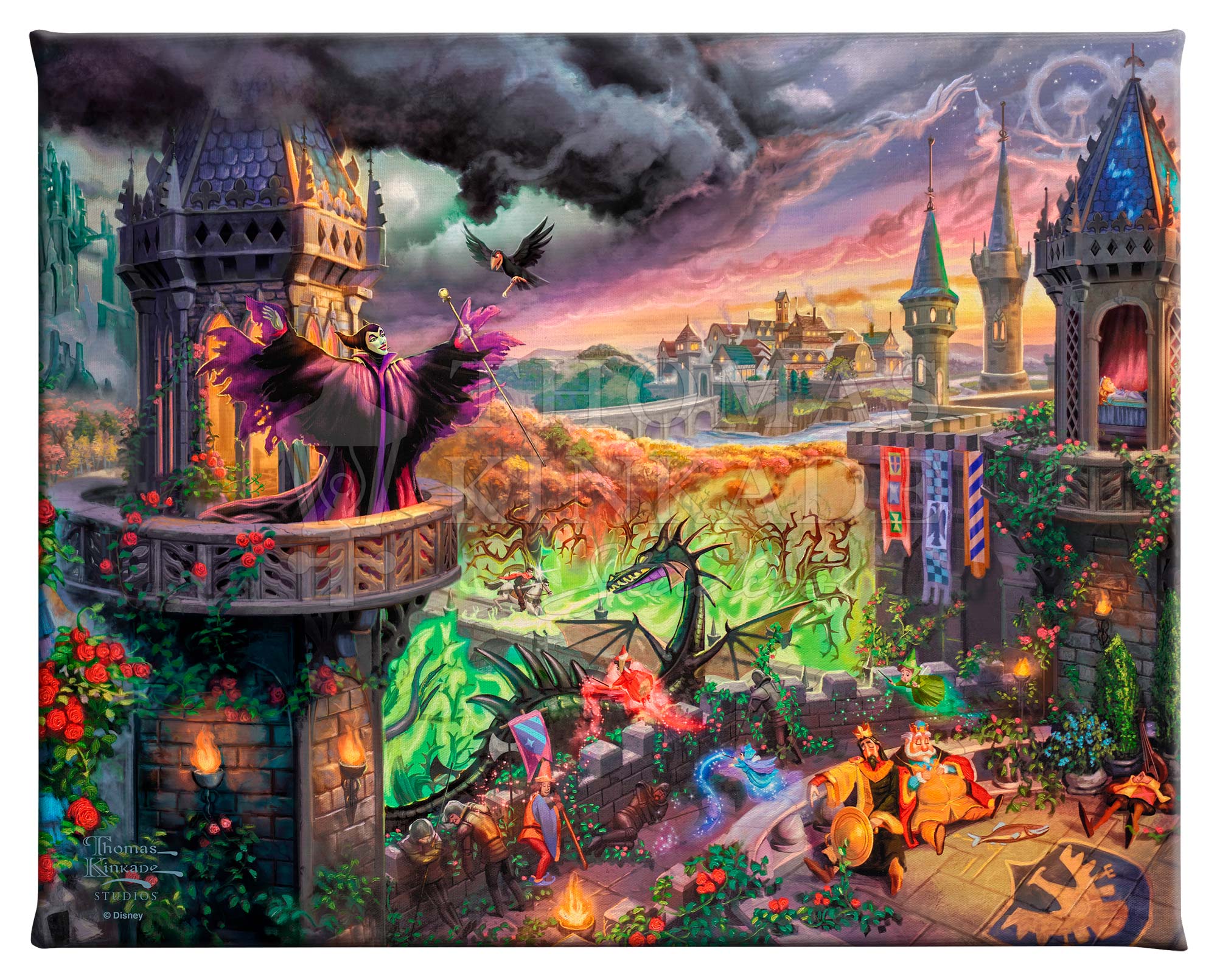 Disney Maleficent - 8" x 10" Gallery Wrapped Canvas