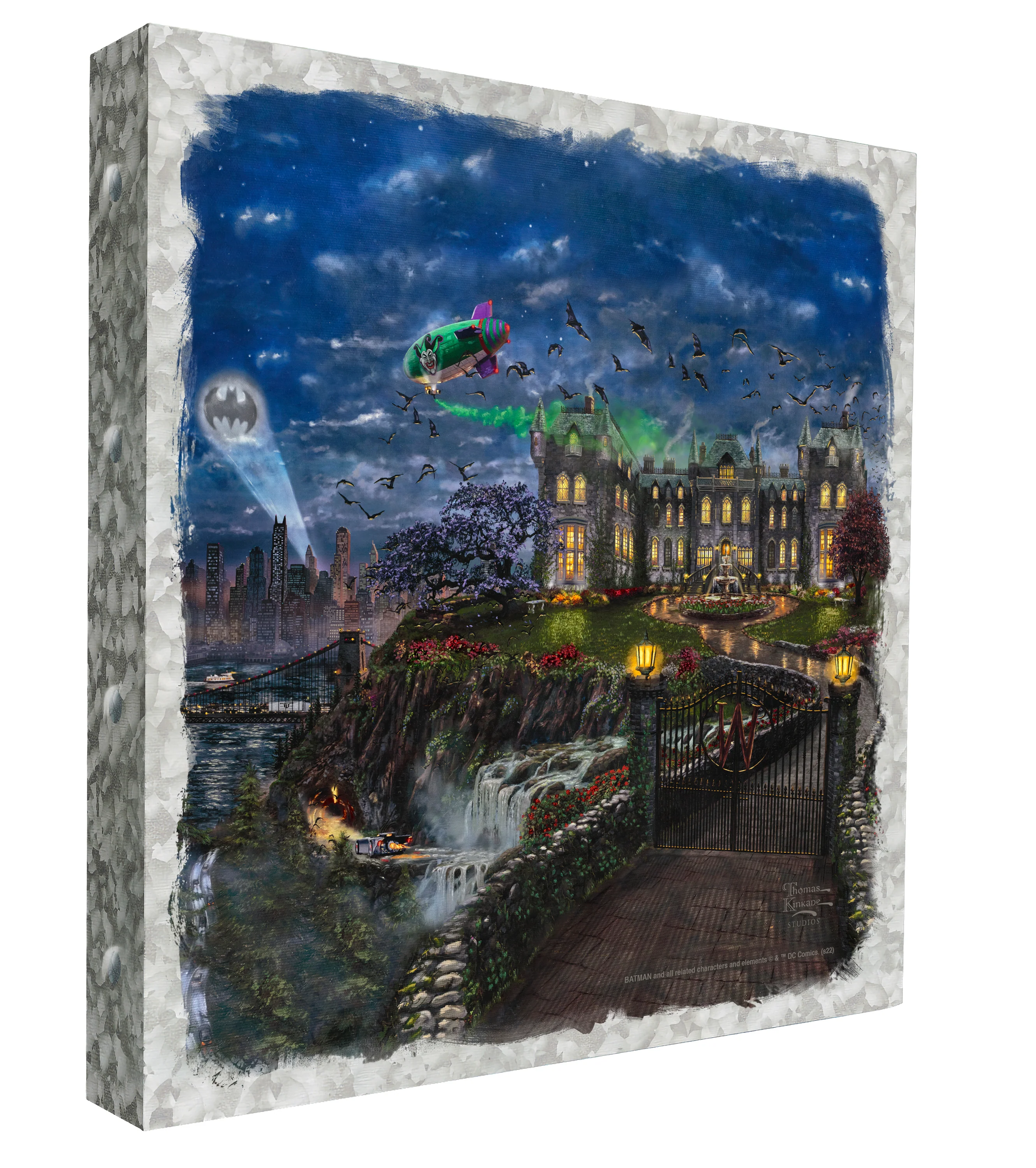 Wayne Manor™ - 14" x 14" Metal Box Art - Image 2