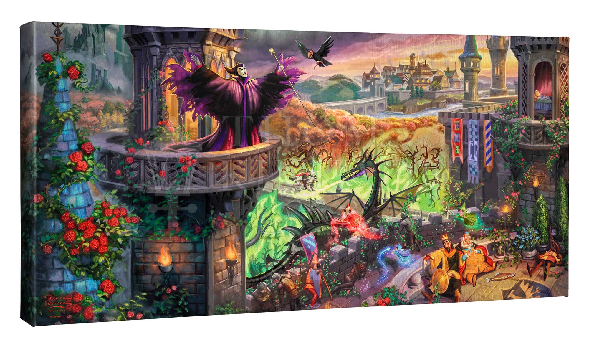 Disney Maleficent - 16" x 31" Gallery Wrapped Canvas - Image 2