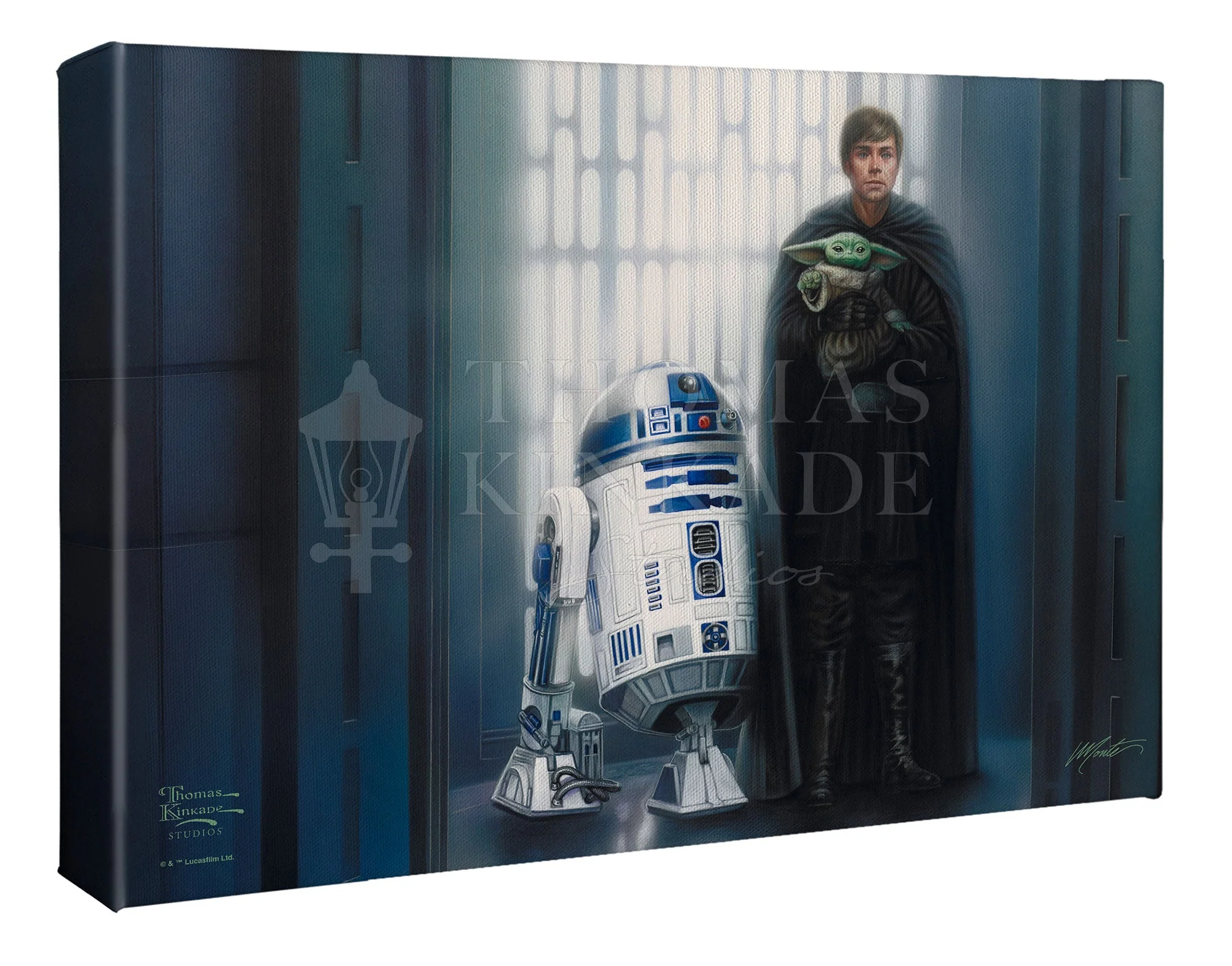 The Mandalorian™ - In Good Hands - 10" x 14" Gallery Wrapped Canvas - Image 2