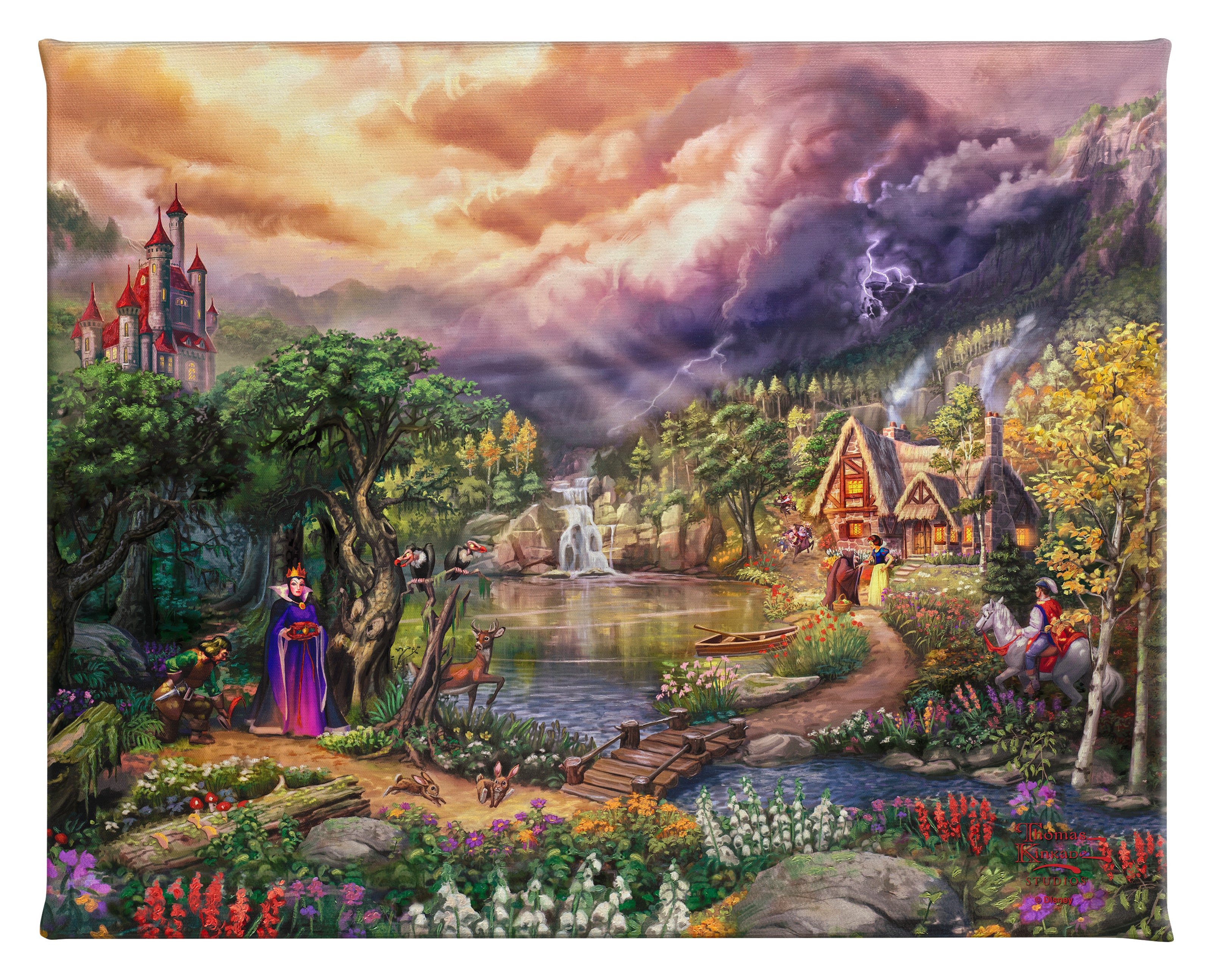 Disney The Evil Queen - 8" x 10" Gallery Wrapped Canvas