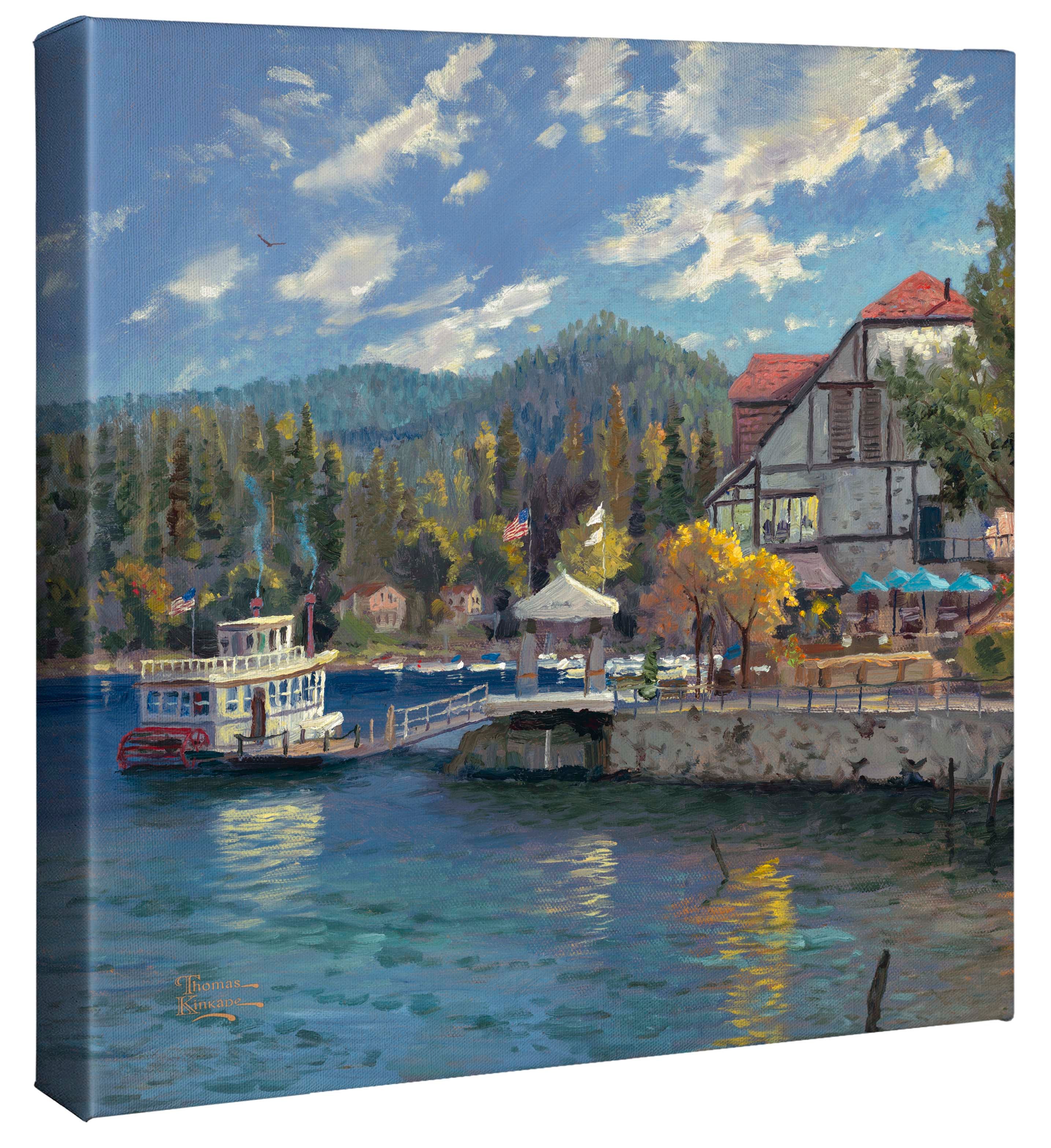 Lake Arrowhead - 14" x 14" Gallery Wrapped Canvas - Image 2