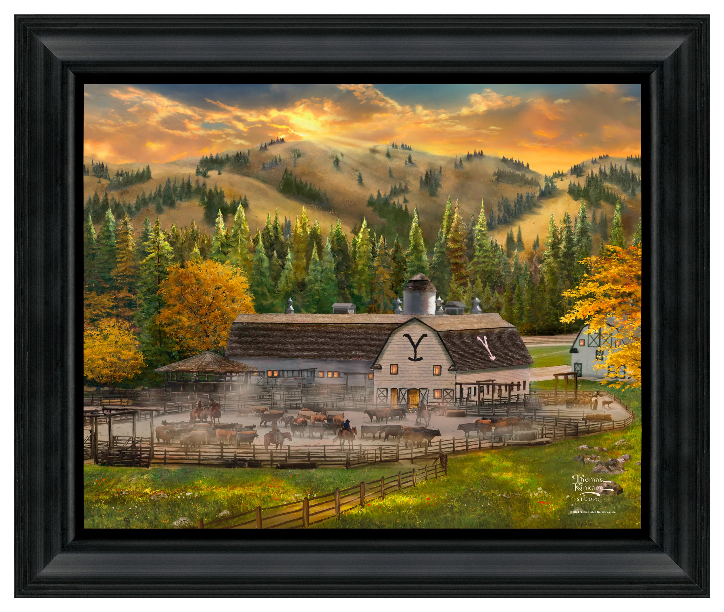 End of a Long Day 16" x 20" Brushstroke Vignette
