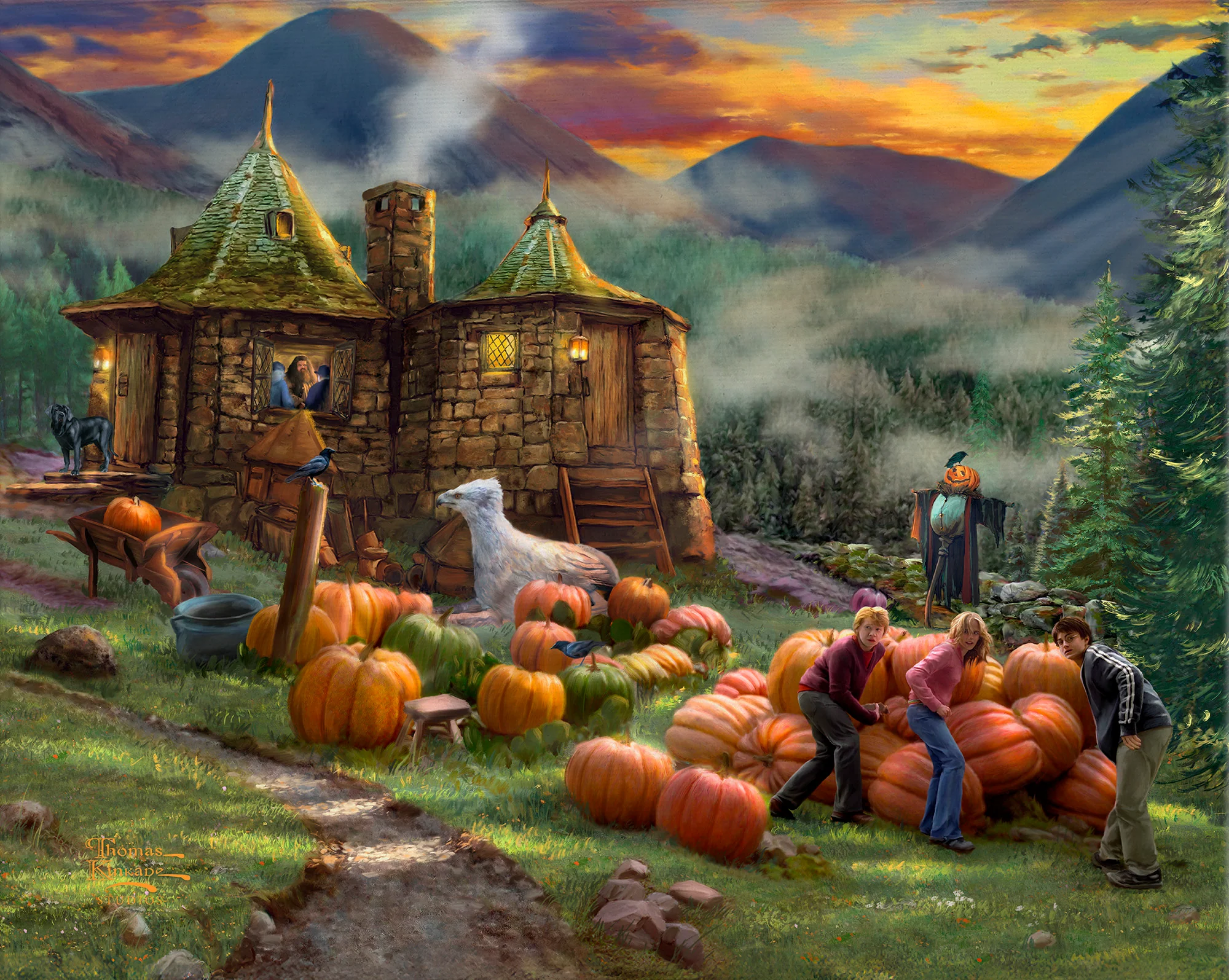 Harry Potter™ Hagrid's Hut - 8" x 10" Gallery Wrapped Canvas - Image 2