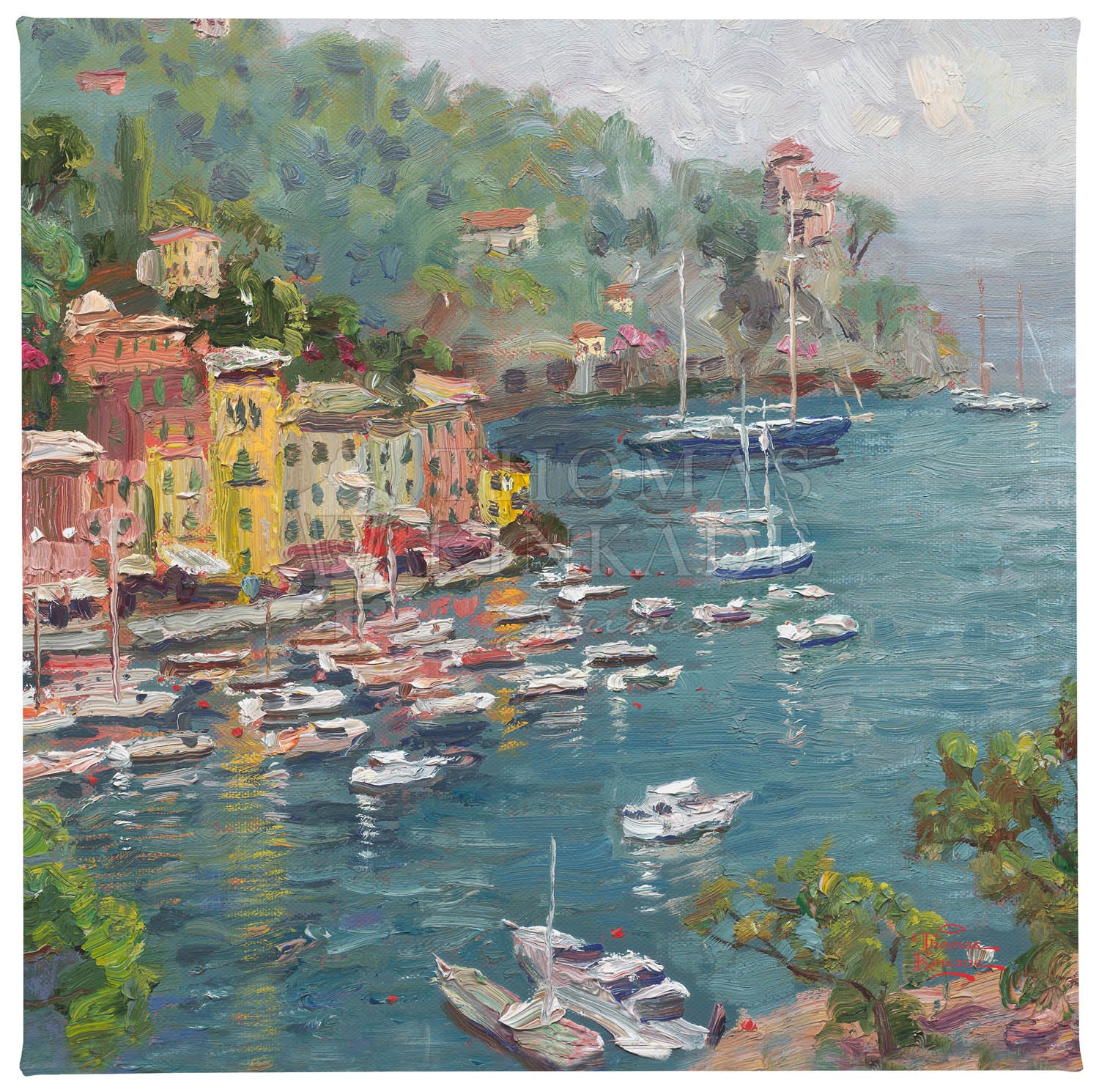 Portofino - 14" x 14" Gallery Wrapped Canvas