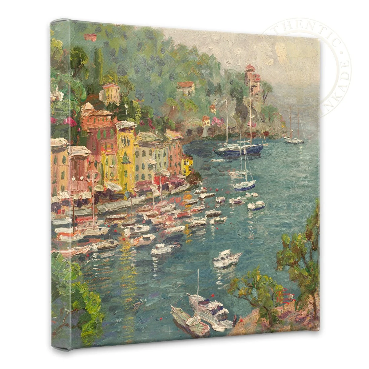 Portofino - 14" x 14" Gallery Wrapped Canvas - Image 2