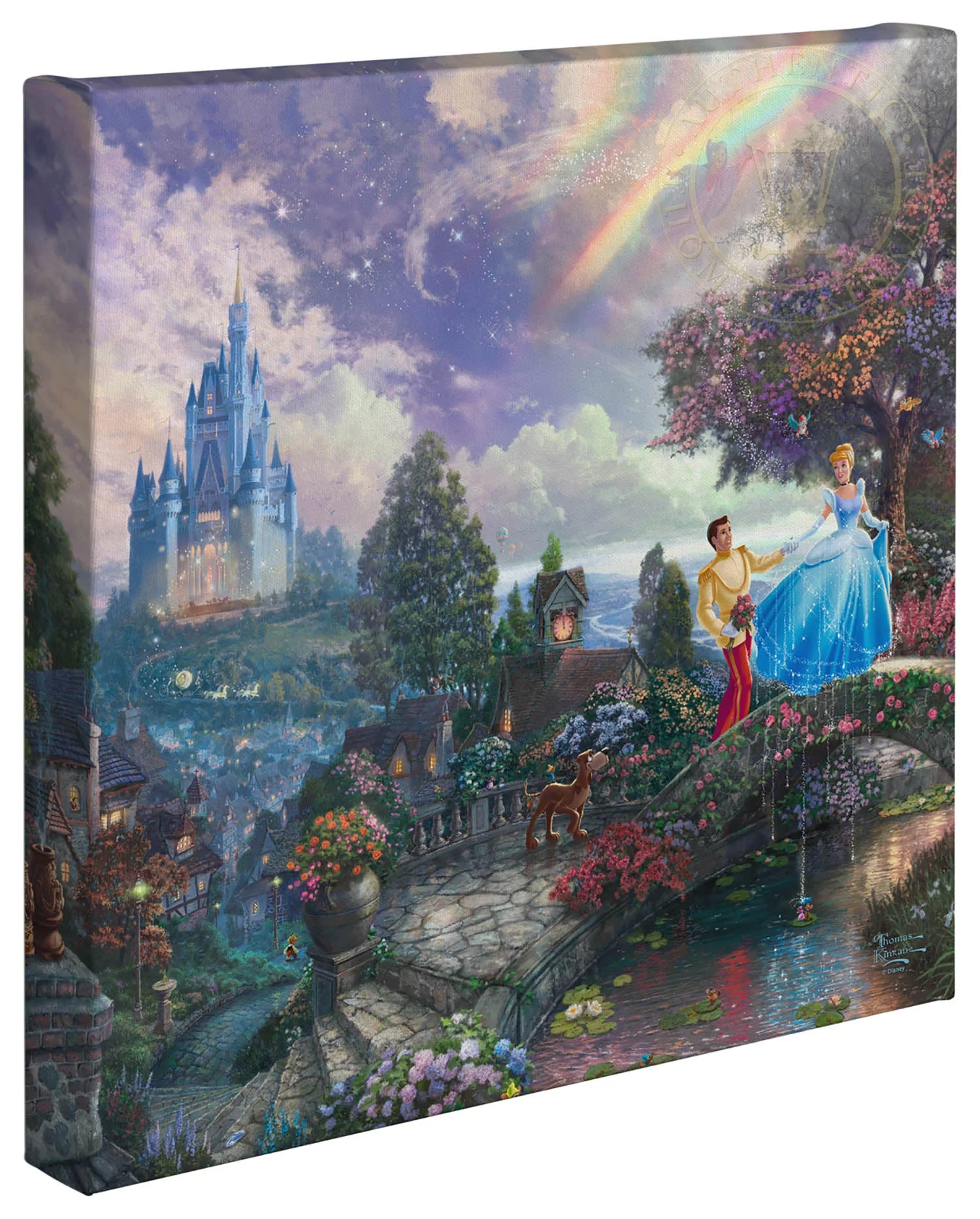 Disney Cinderella Wishes Upon a Dream - 14" x 14" Gallery Wrapped Canvas - Image 2