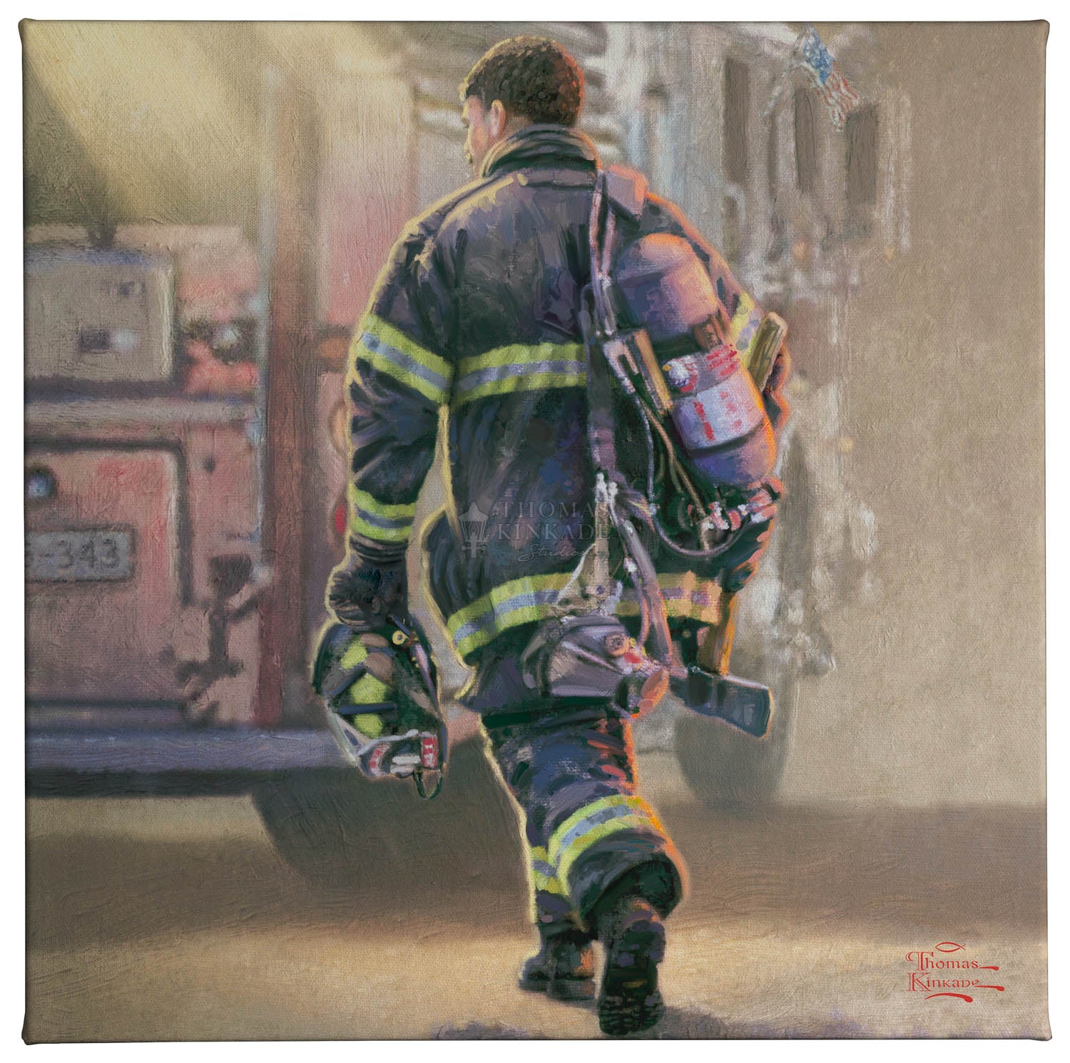 Selfless Service - 14" x 14" Gallery Wrapped Canvas