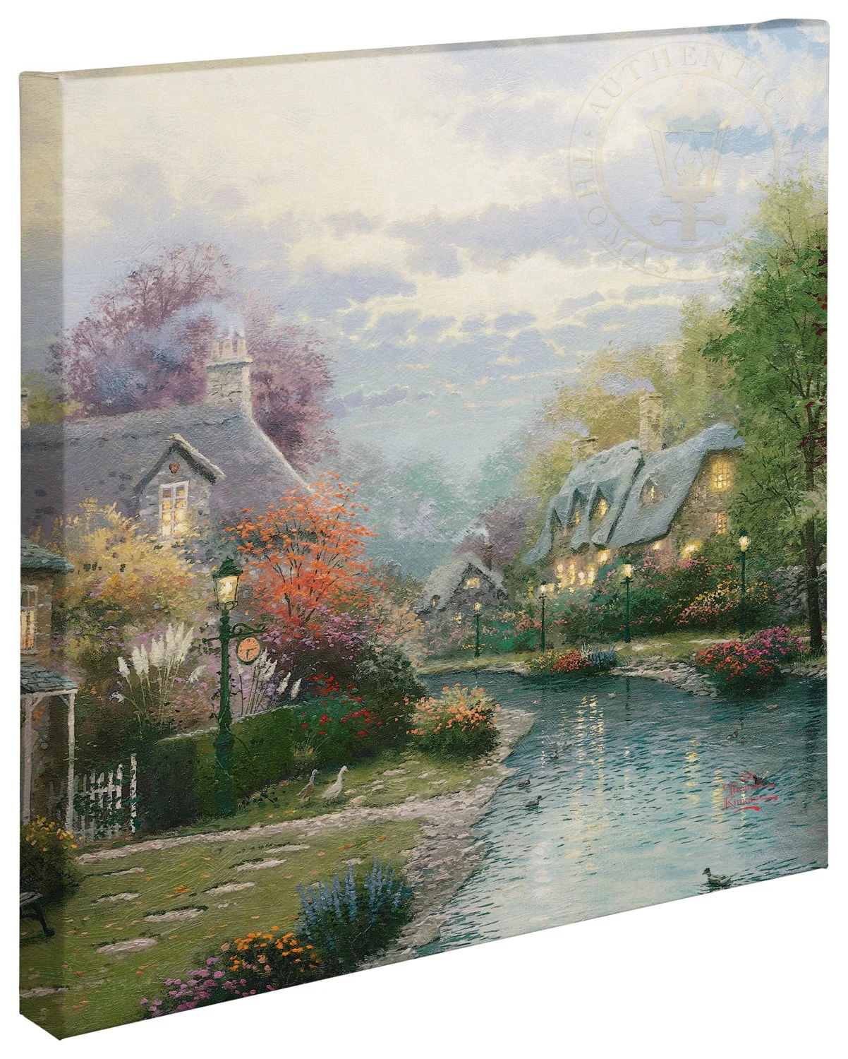 Lamplight Brooke - 20" x 20" Gallery Wrapped Canvas - Image 2