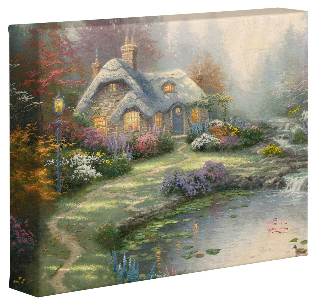 Everett's Cottage - 8" x 10" Gallery Wrapped Canvas - Image 2
