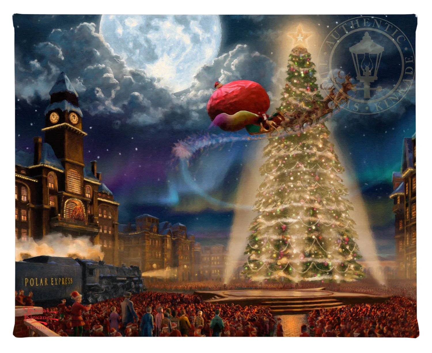 The Polar Express™ - 8" x 10" Gallery Wrapped Canvas