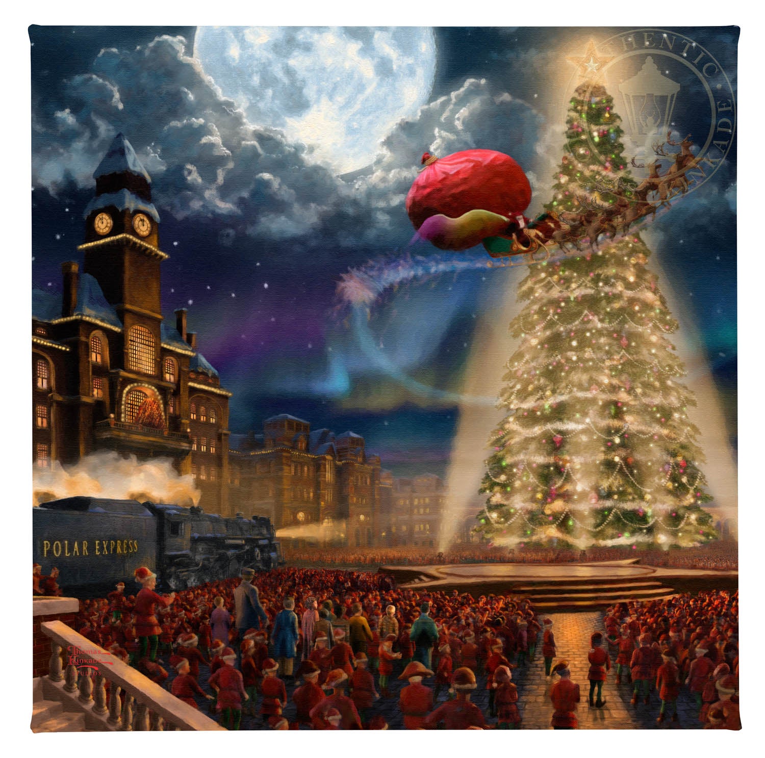 The Polar Express™ - 20" x 20" Gallery Wrapped Canvas