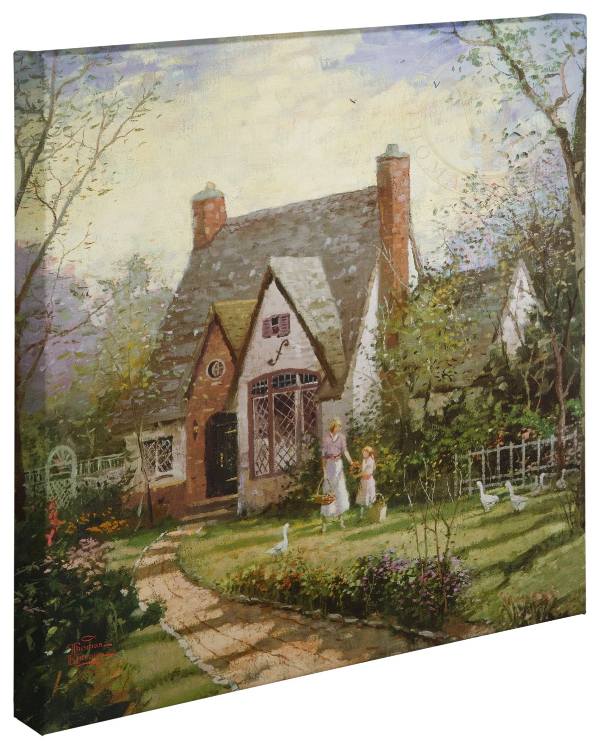 The Cottage - 20" x 20" Gallery Wrapped Canvas - Image 2