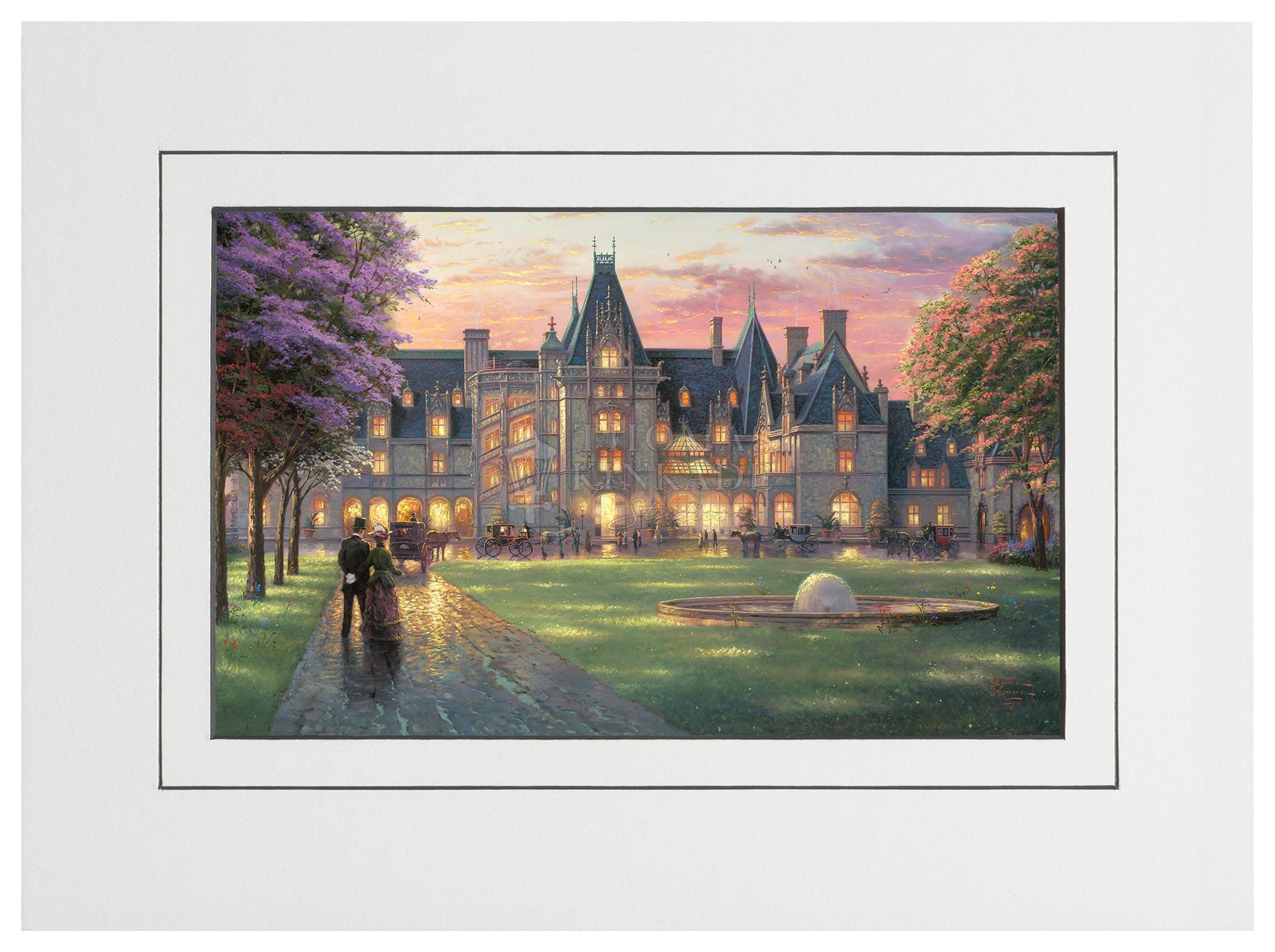 Elegant Evening at BiltmoreÂ® - 5" x 8" Matted Print