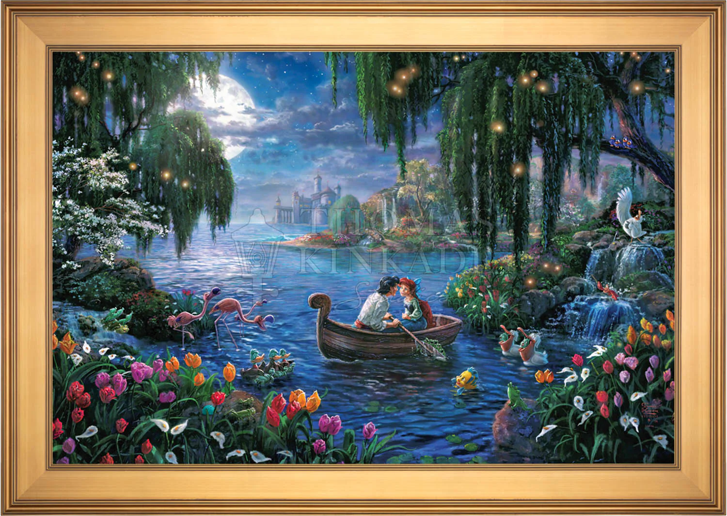 *RARE* Disney Little Mermaid II Artist Proof Canvas Gallery Gold Petite 12" x 18" #8/10