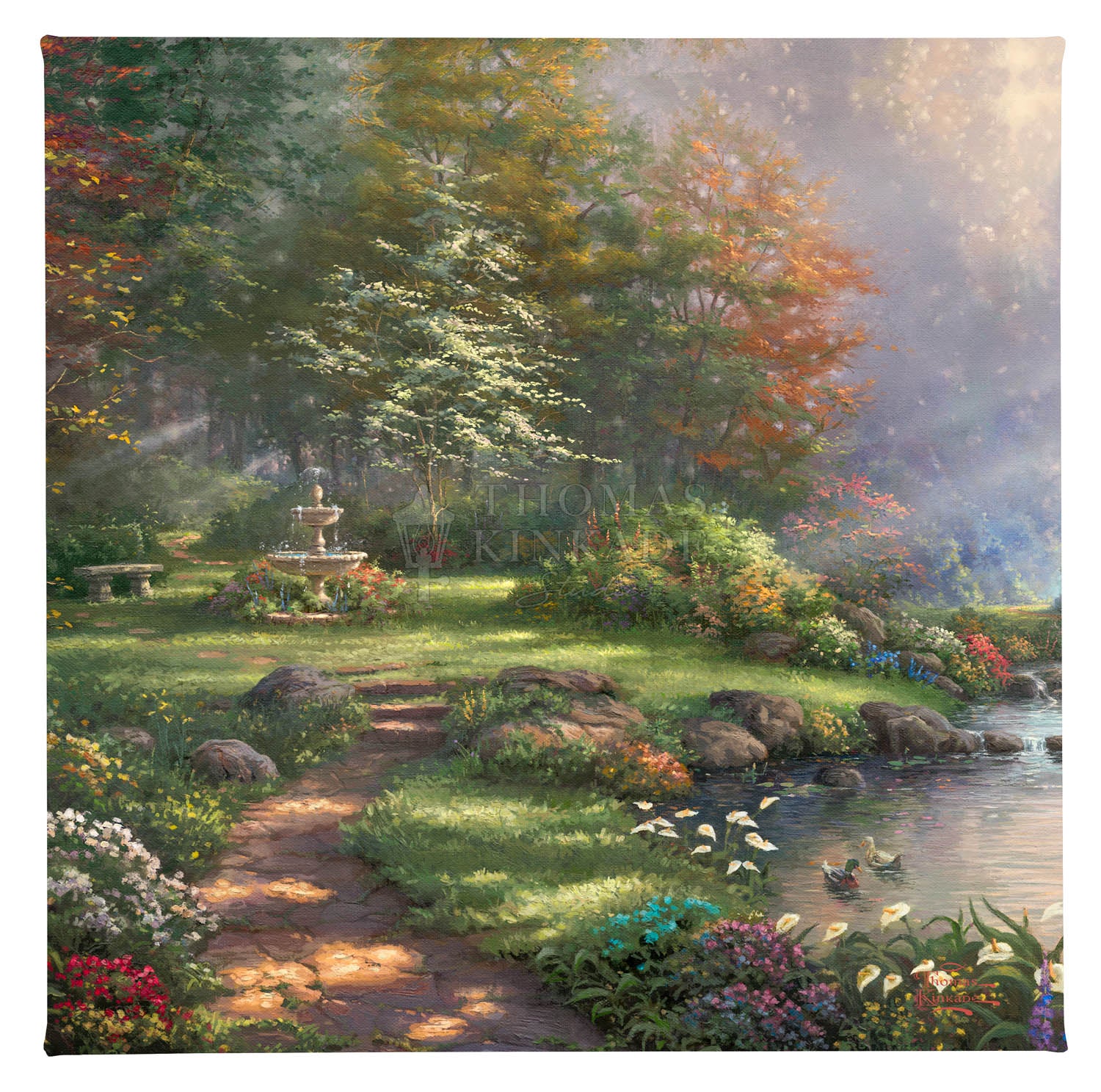 Reflections of Faith - 14" x 14" Gallery Wrapped Canvas