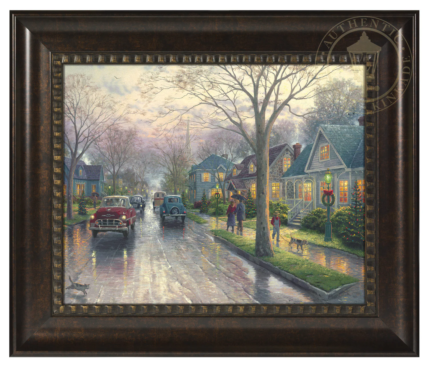 Hometown Christmas - 16" x 20" Brushstroke Vignette
