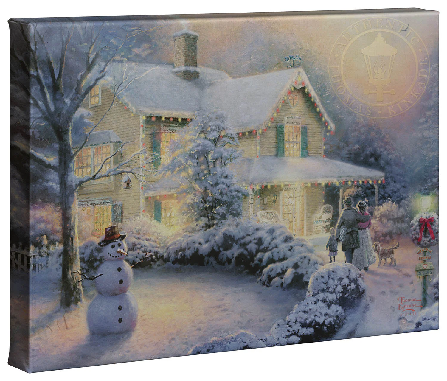 Heart Of Christmas - 10" x 14" Gallery Wrapped Canvas - Image 2