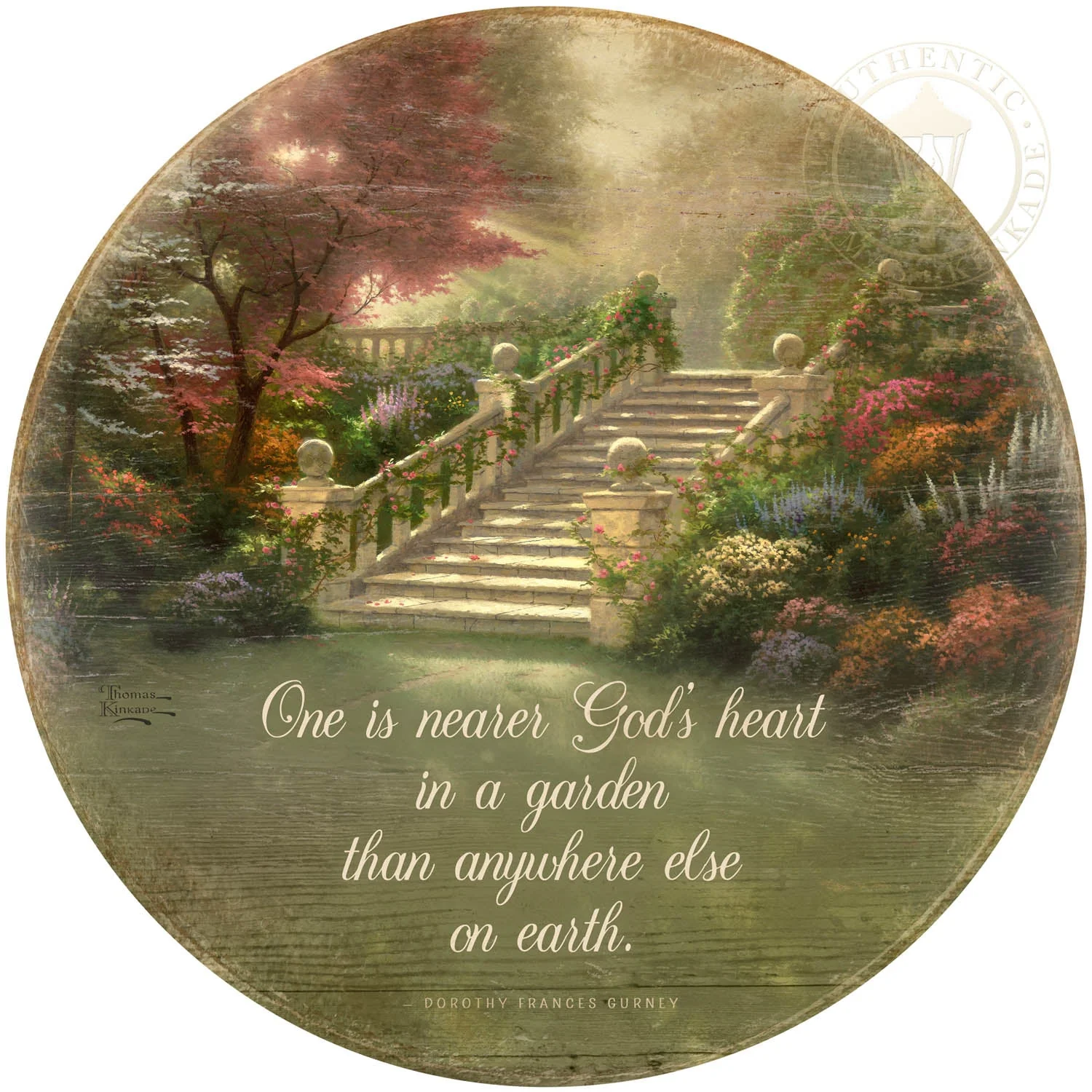 Nearer God's Heart - 21" Wood Signs