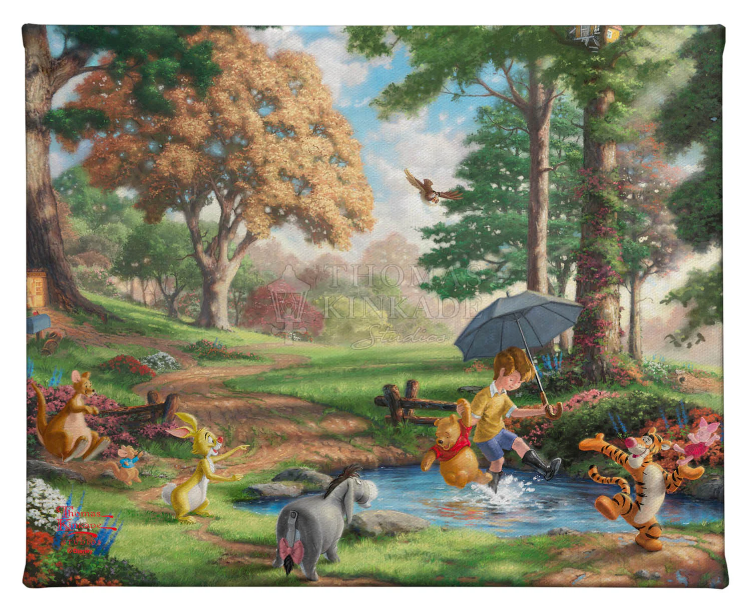 Disney Winnie the Pooh I - 8" x 10" Gallery Wrapped Canvas