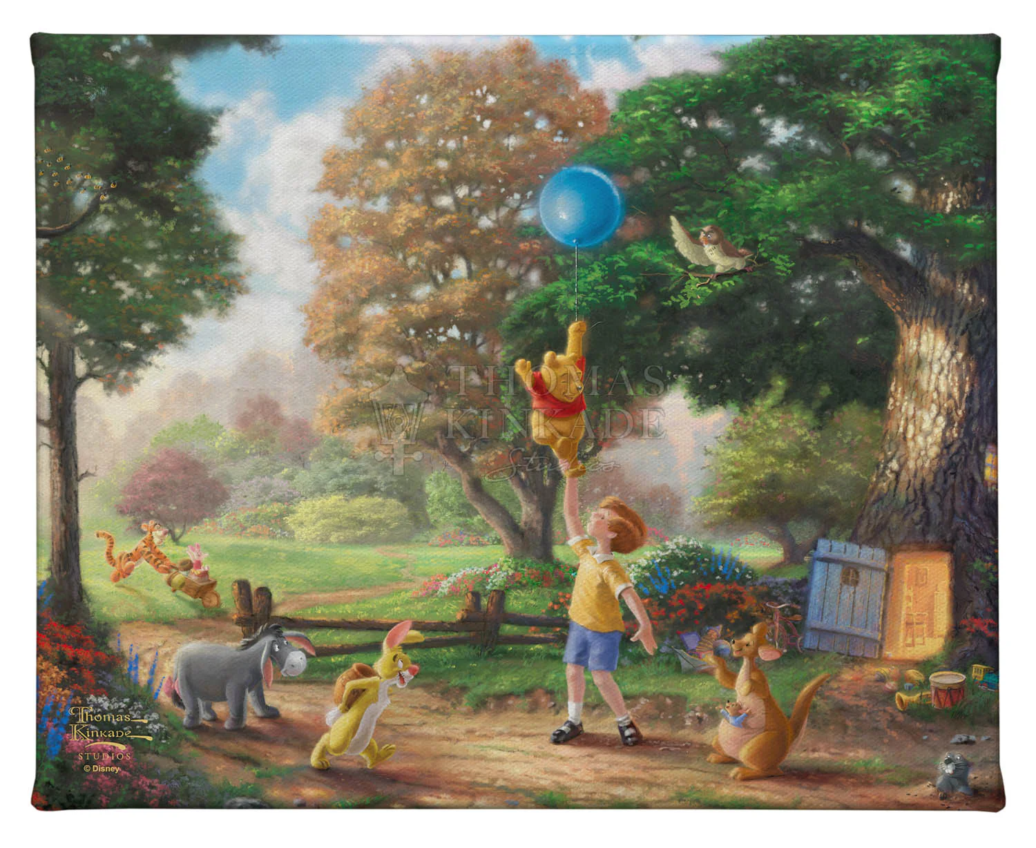 Disney Winnie the Pooh II - 8" x 10" Gallery Wrapped Canvas
