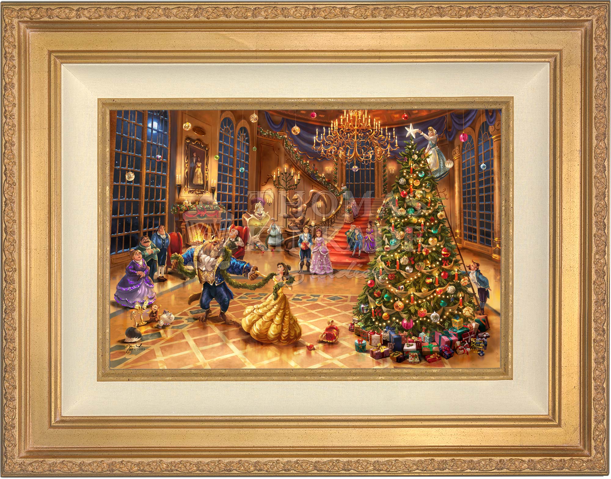 Disney Beauty and the Beast Christmas Celebration - Jewel Edition Art - Image 3
