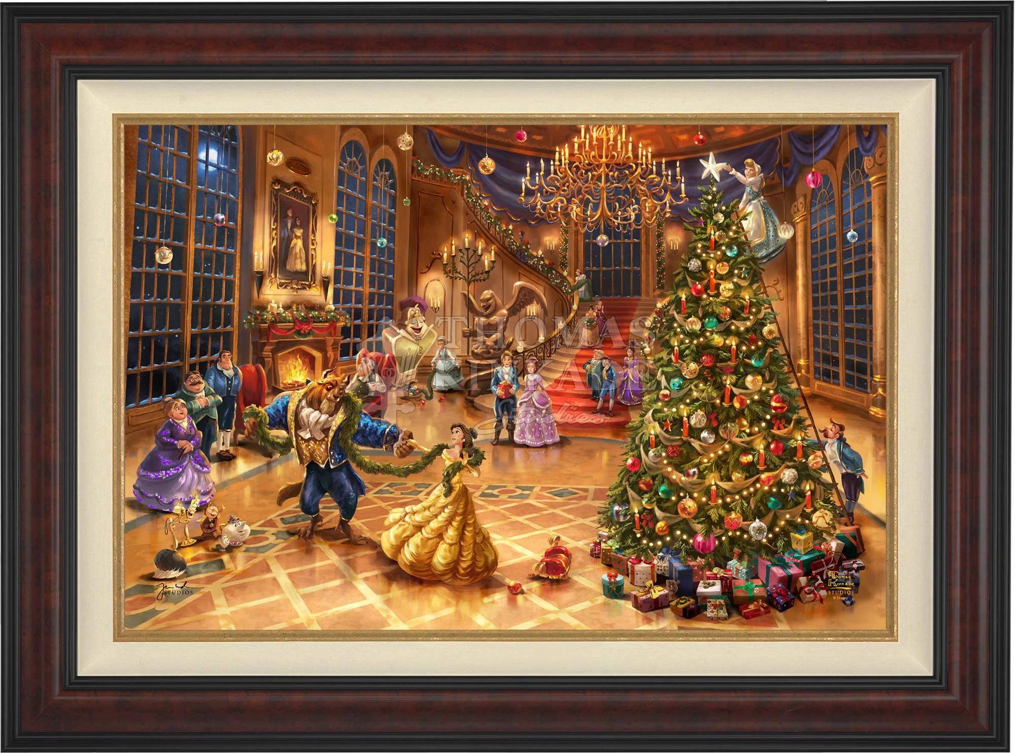 Disney Beauty and the Beast Christmas Celebration - Jewel Edition Art - Image 6