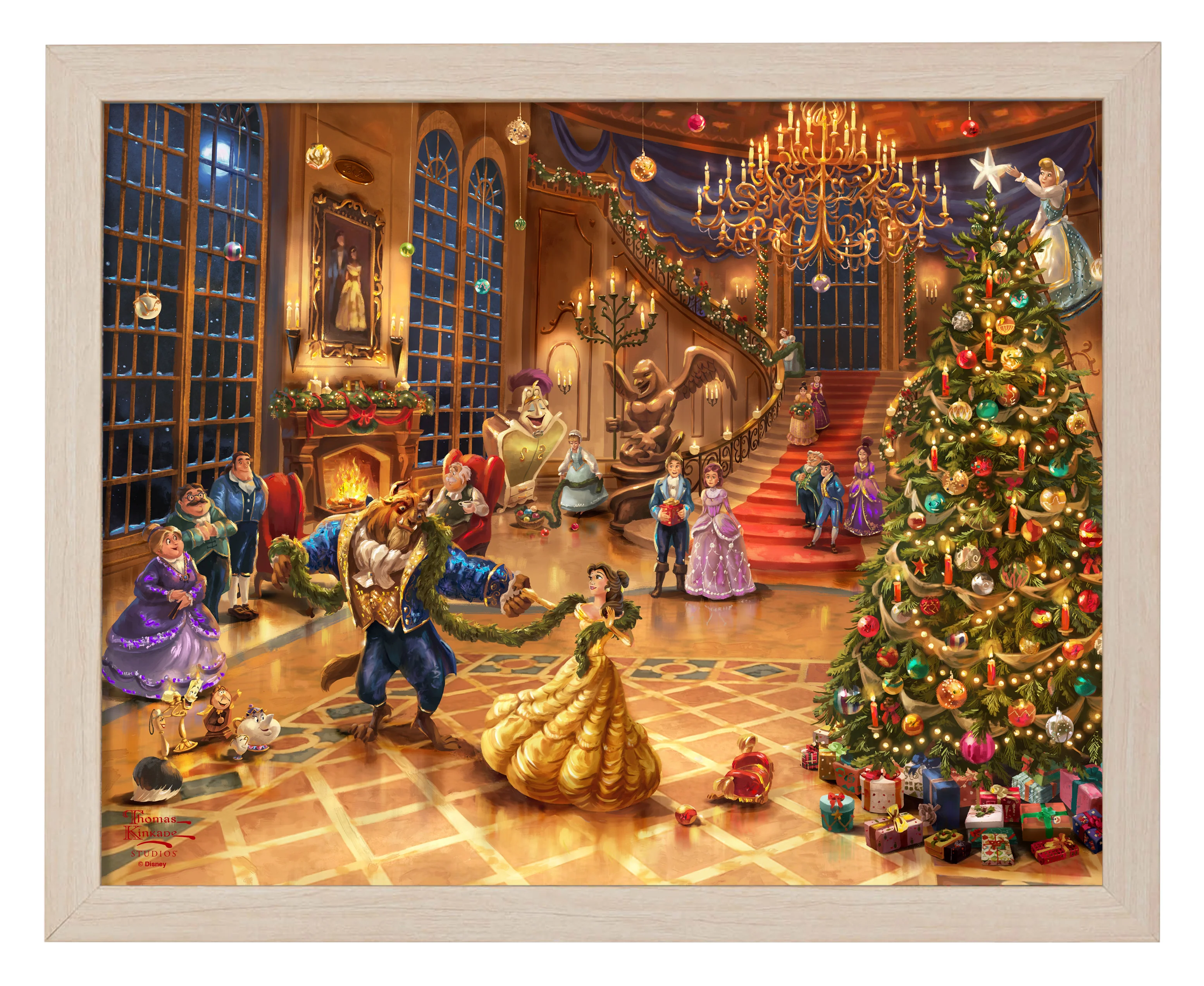 Disney Beauty and the Beast Christmas Celebration - Art Prints - Image 4