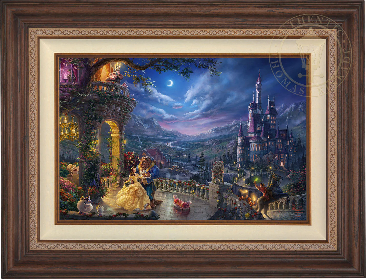 Disney Beauty and the Beast Dancing in the Moonlight - Jewel Edition Art - Image 11