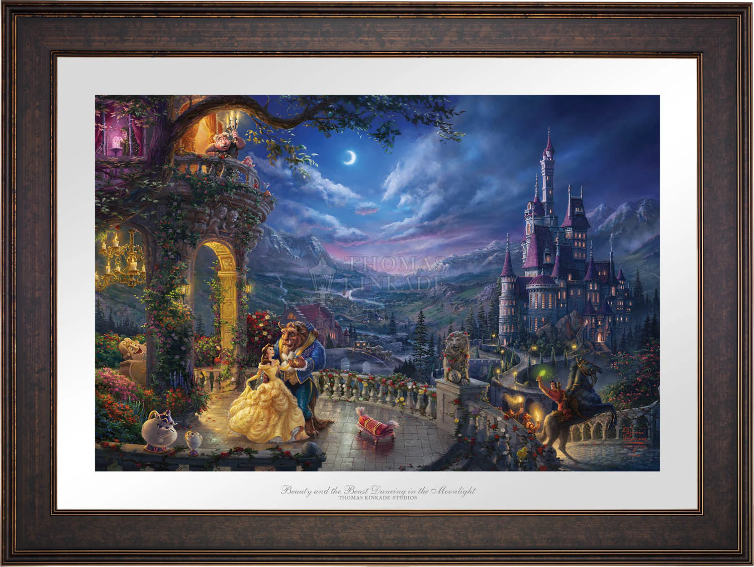 Disney Beauty and the Beast Dancing in the Moonlight - Limited Edition Paper - Image 2