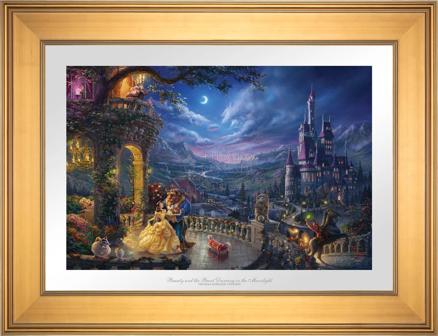 Disney Beauty and the Beast Dancing in the Moonlight - Limited Edition Paper - Image 3