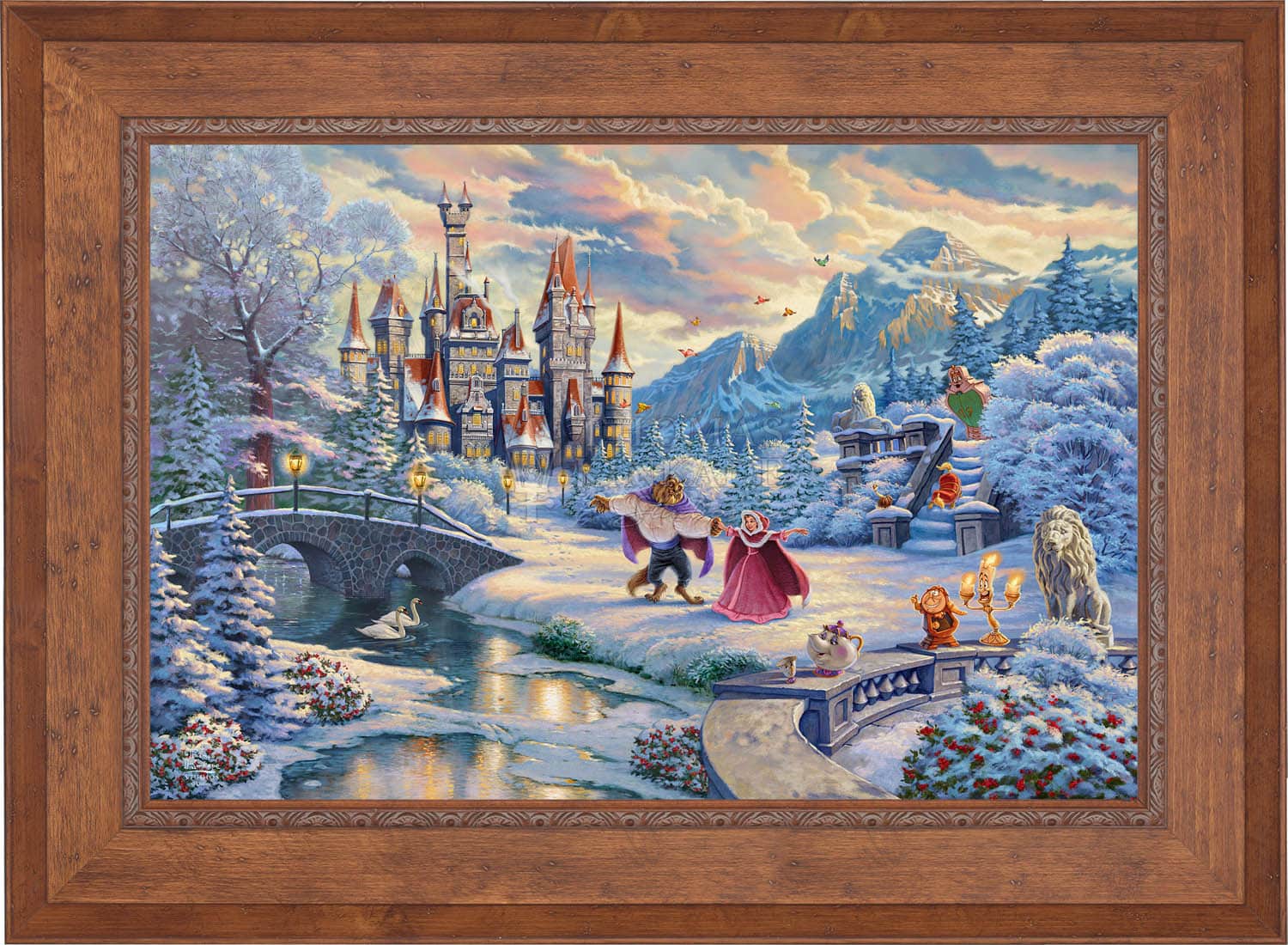 Disney Beauty and the Beast's Winter Enchantment - Jewel Edition Art - Image 17