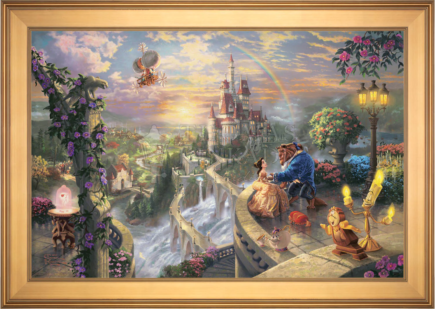 Disney Beauty and the Beast Falling in Love - Jewel Edition Art - Image 15