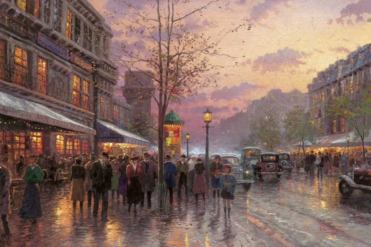 Boulevard Lights, Paris - Limited Edition Canvas - Image 17